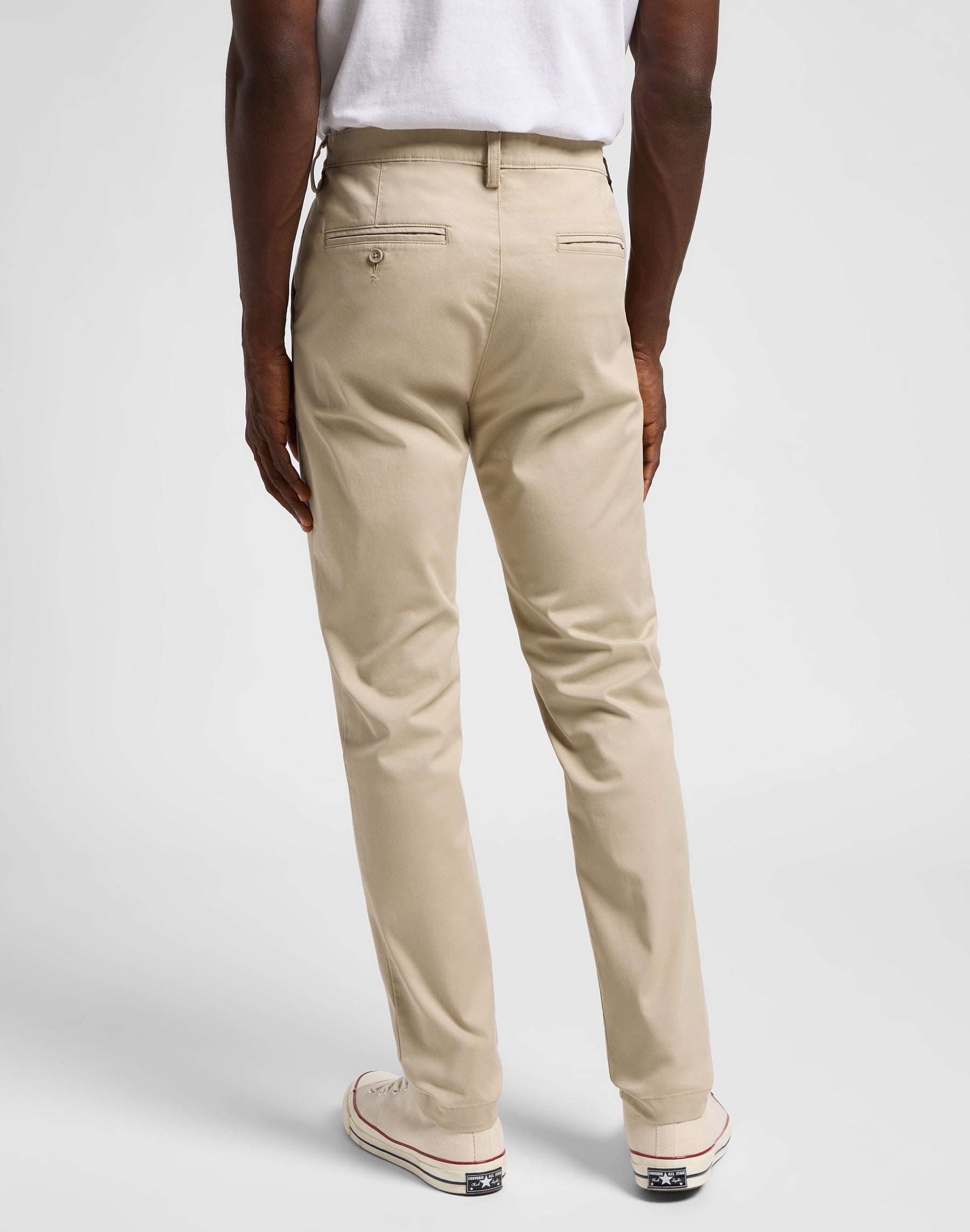 Slim Chino in Stone Hosen Lee
