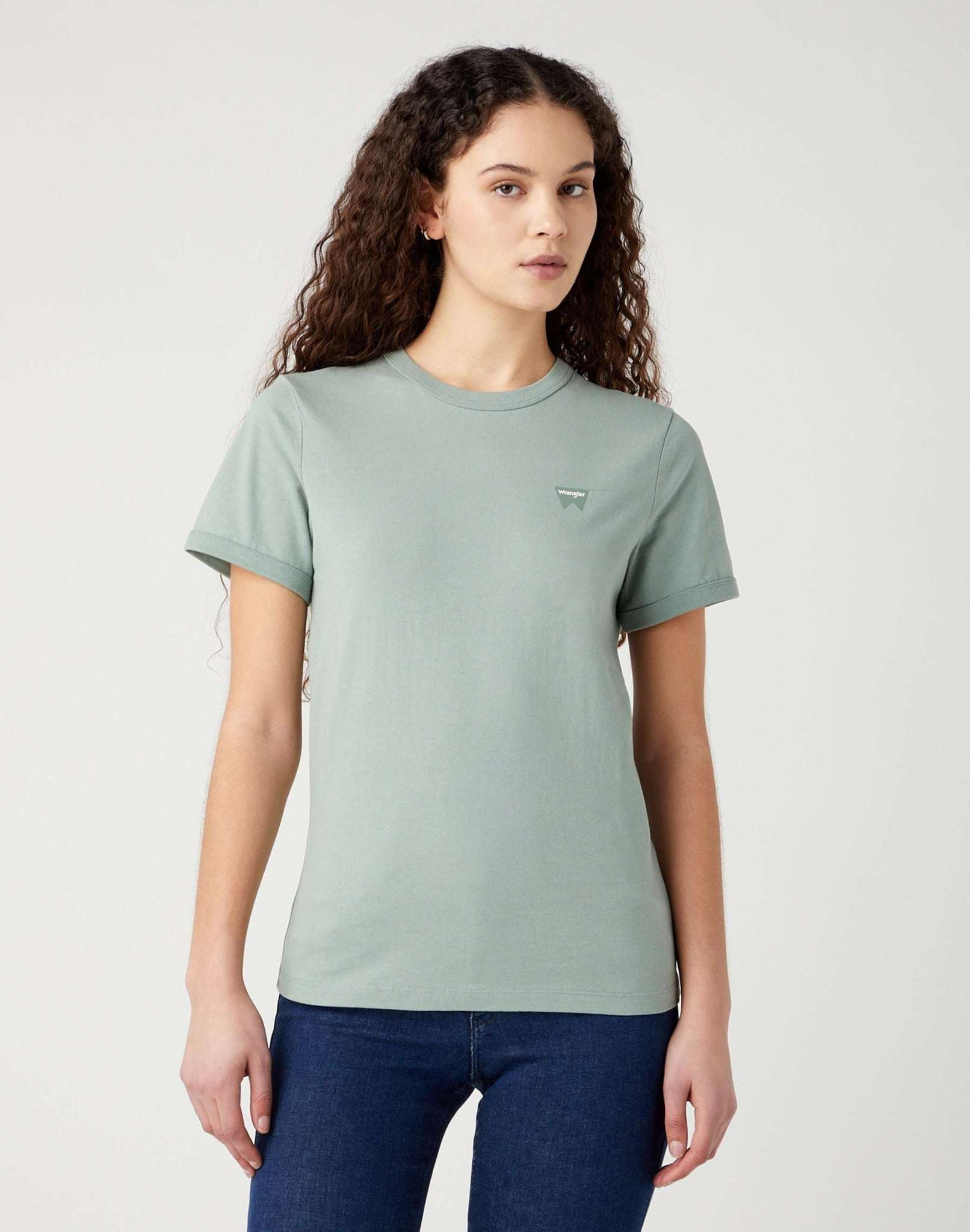 Slim Tee in Light Matcha T-Shirts Wrangler   