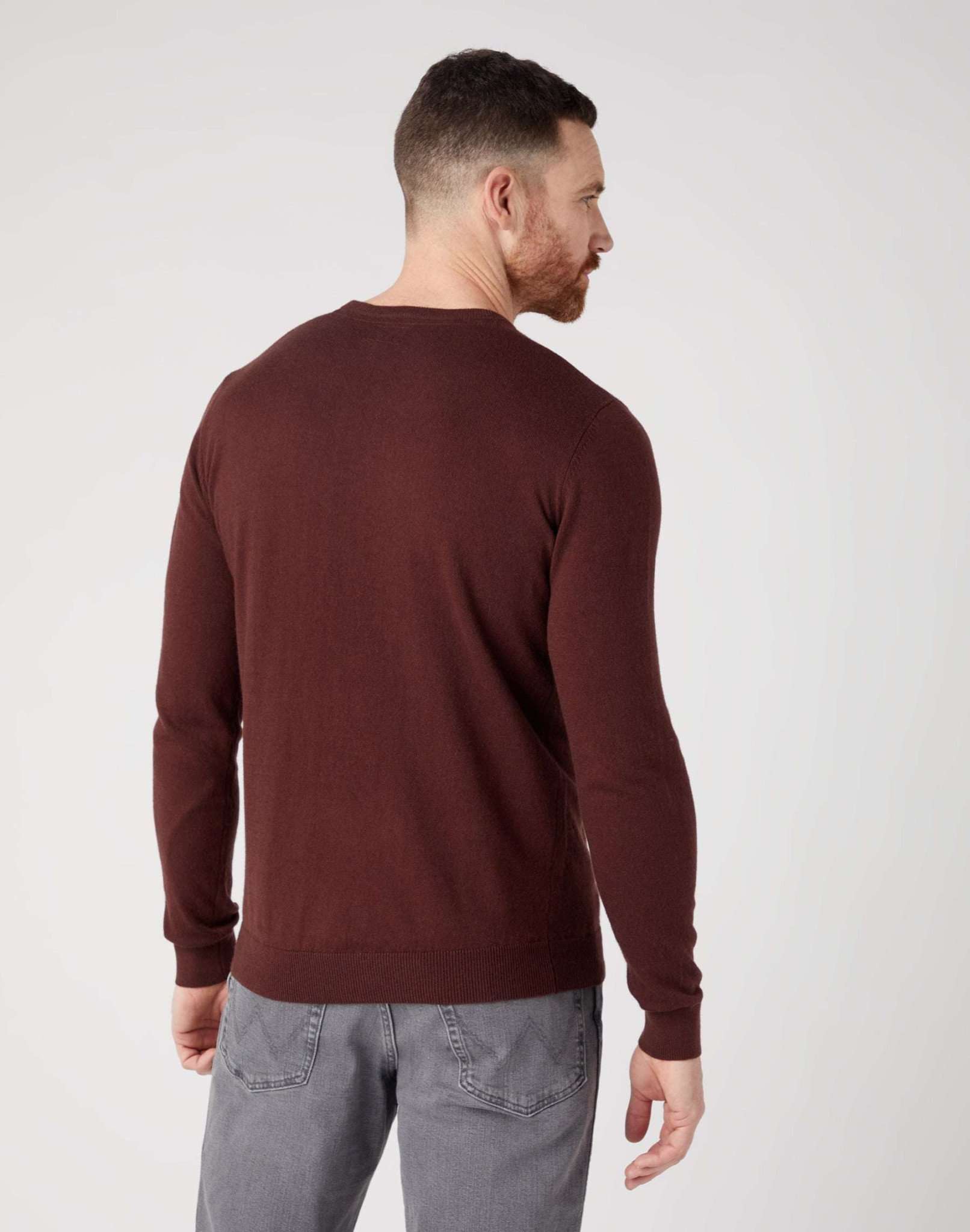Crewneck Knit in Dahlia Pullover Wrangler