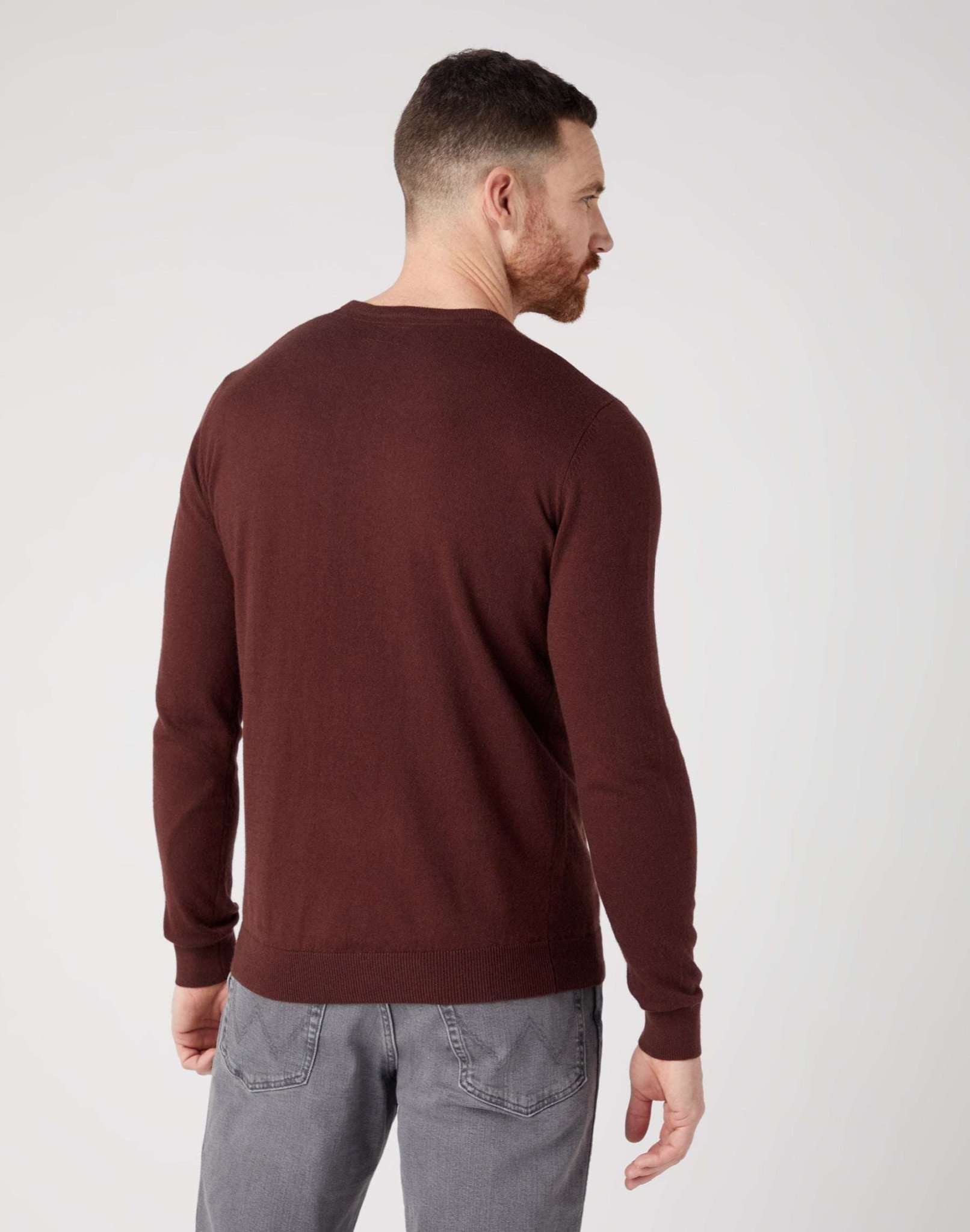 Crewneck Knit in Dahlia Pullover Wrangler   