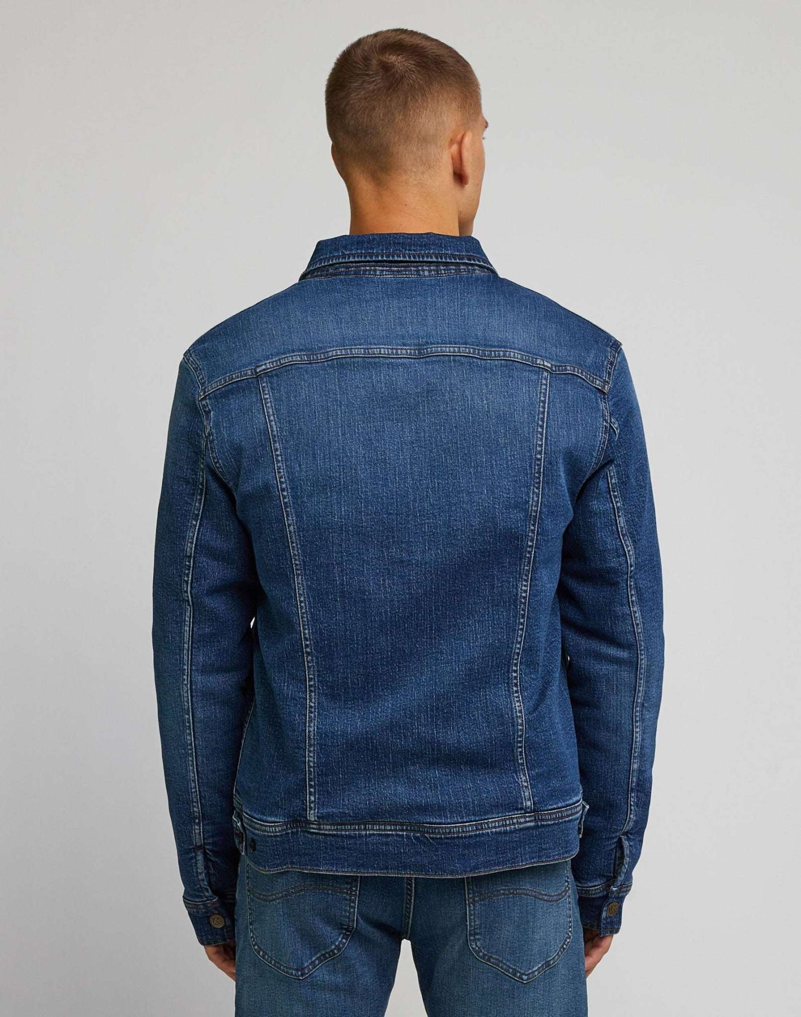 Reversable Rider Jacket in Mid Dark Jeansjacken Lee