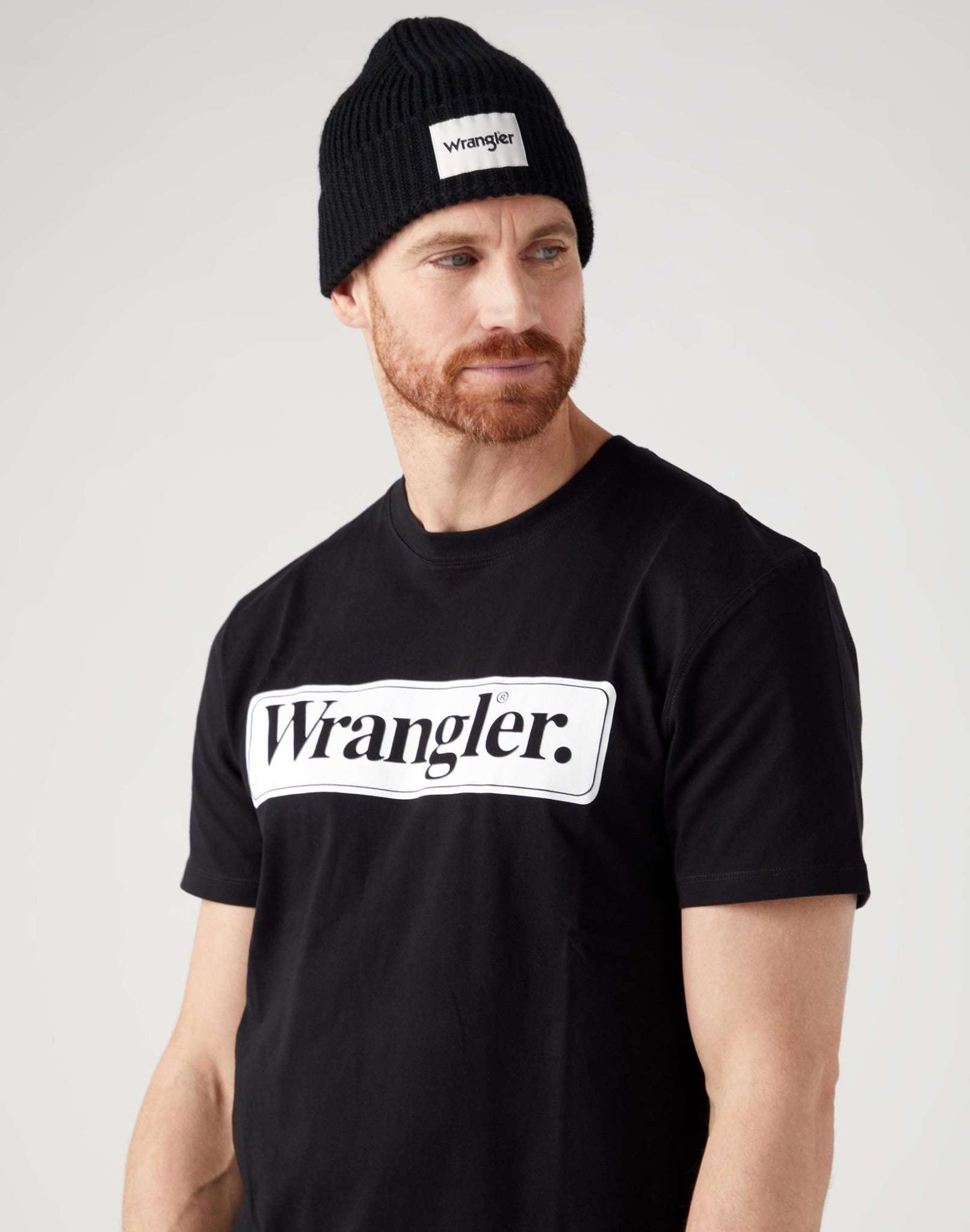 Rib Beanie in Black Mützen Wrangler