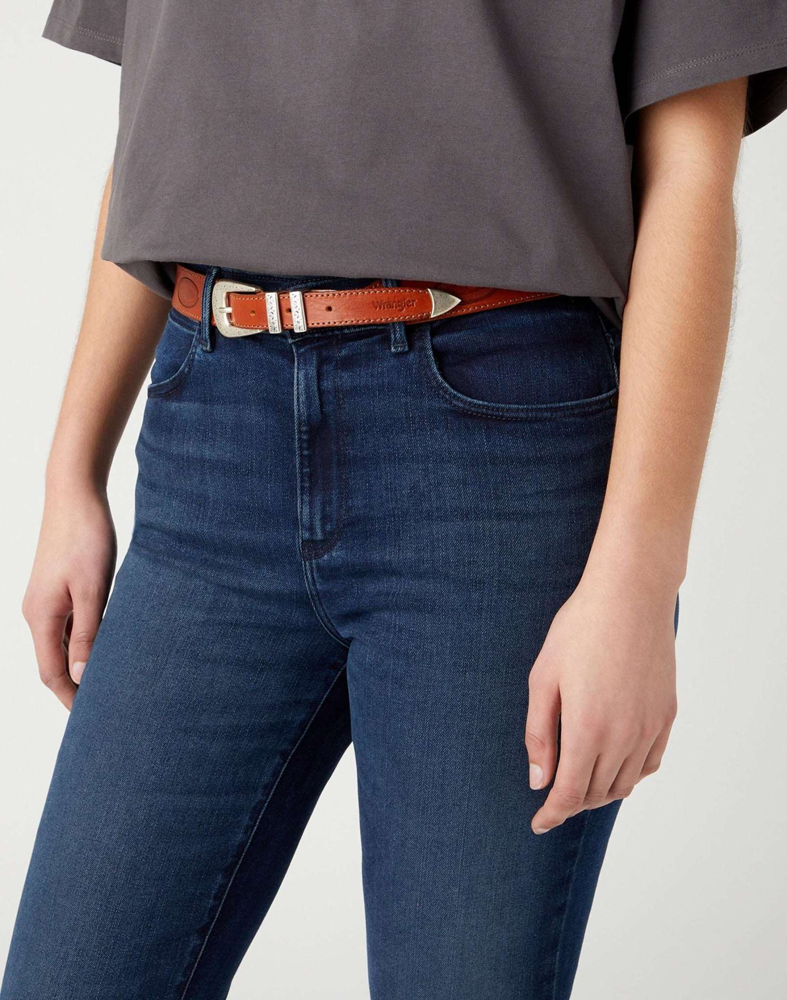 Western Belt in Cognac Gürtel Wrangler