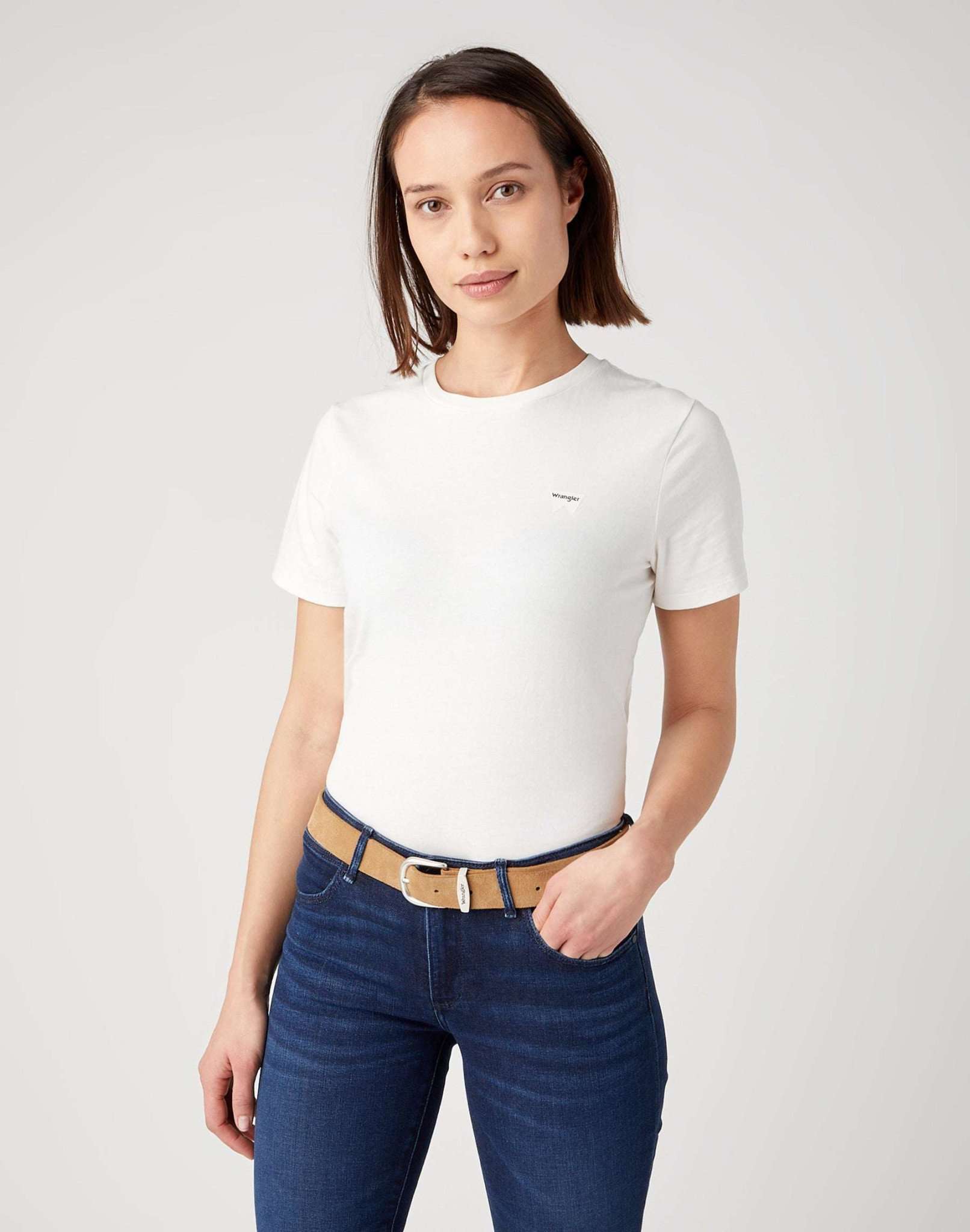 Easy Belt in Brown Suede Gürtel Wrangler