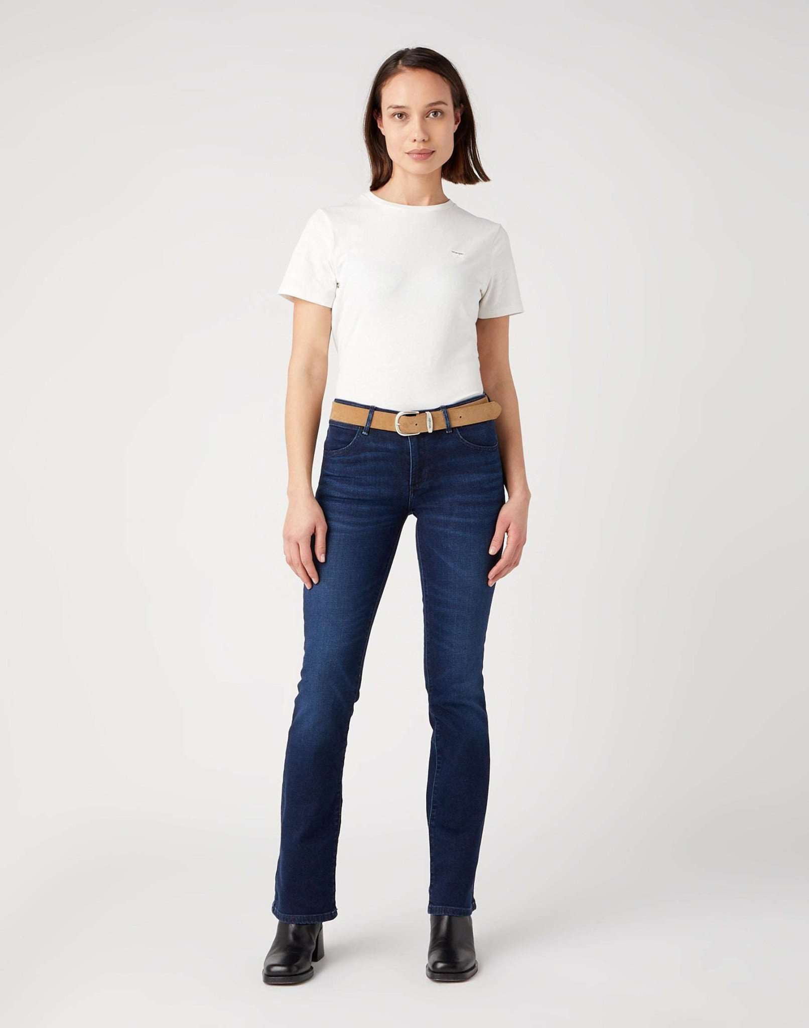 Easy Belt in Brown Suede Gürtel Wrangler