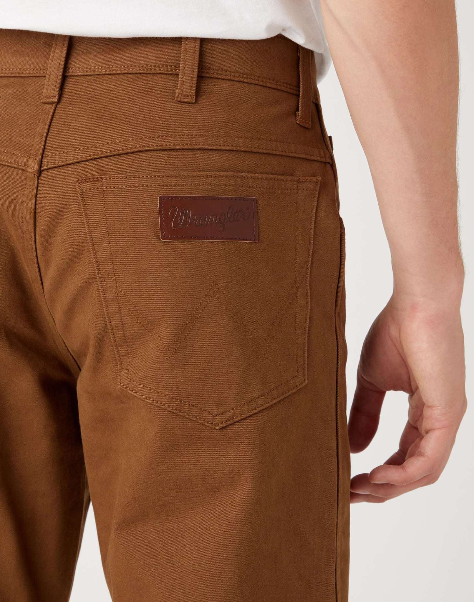 Texas Slim in Saddle Brown Hosen Wrangler
