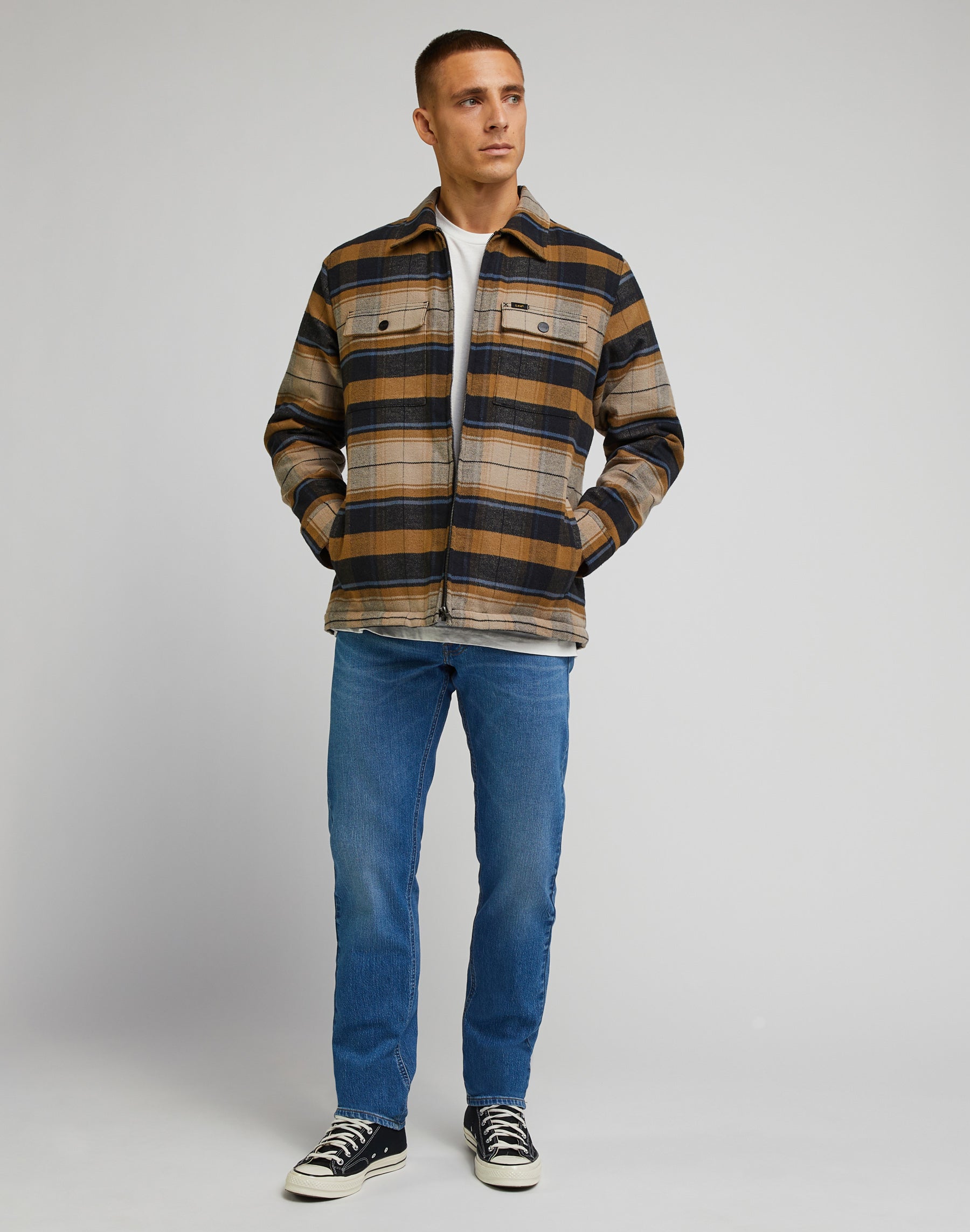 Daren Zip Fly in Indigo Vintage Jeans Lee