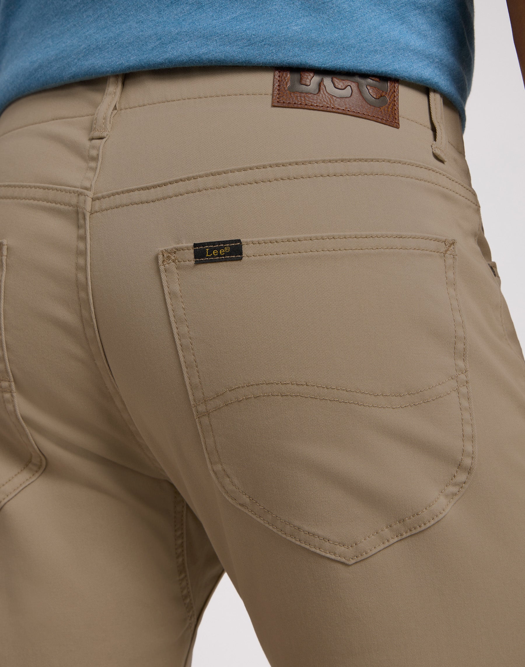 Slim Fit MVP in Tawny Brown Hosen Lee
