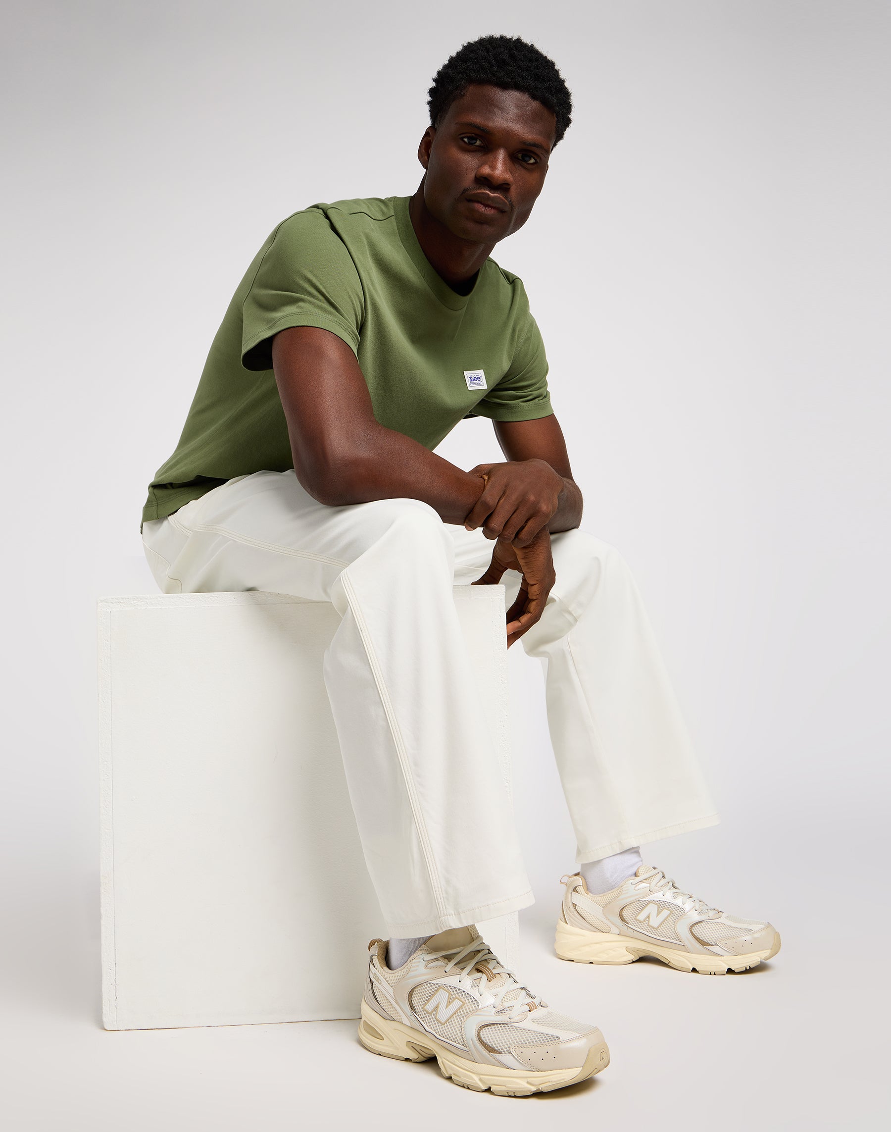 Workwear Chino in Ecru Hosen Lee