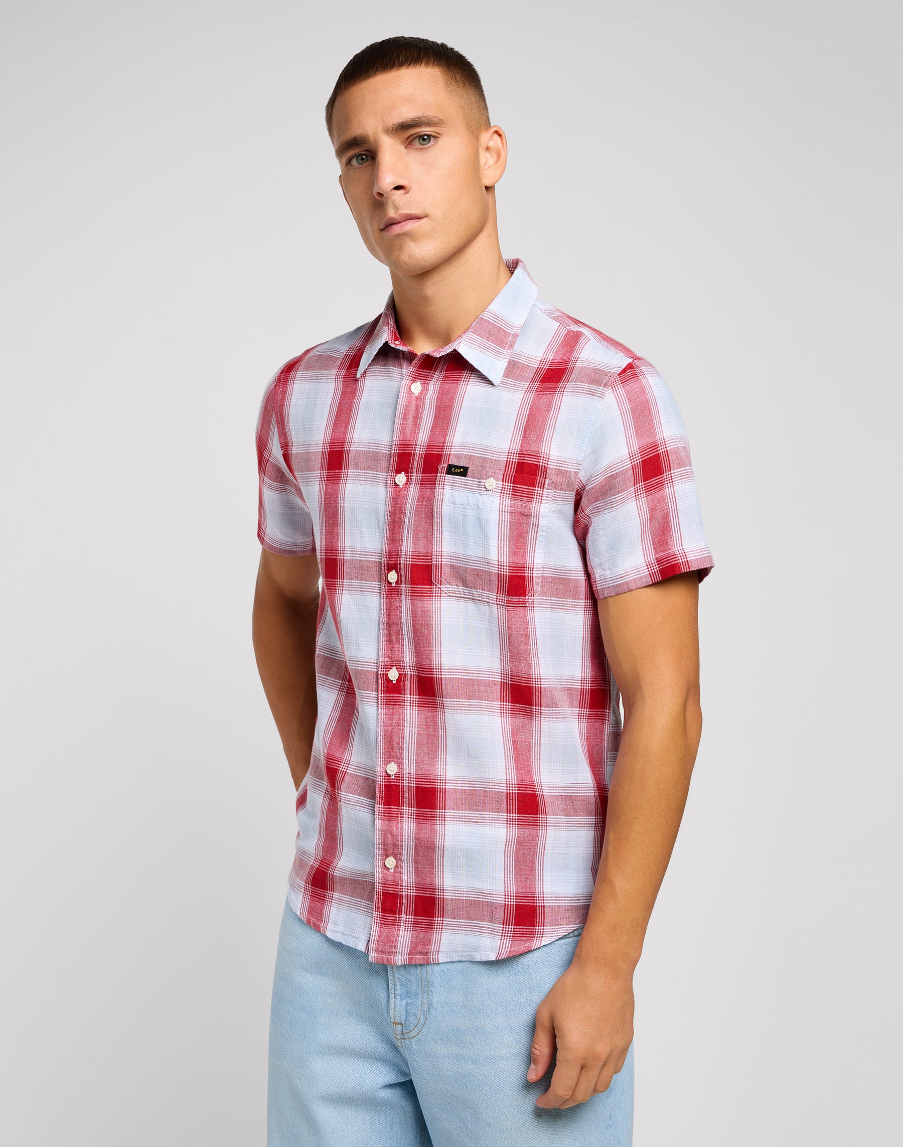 Leesure Shirt in Garnet Hemden Lee