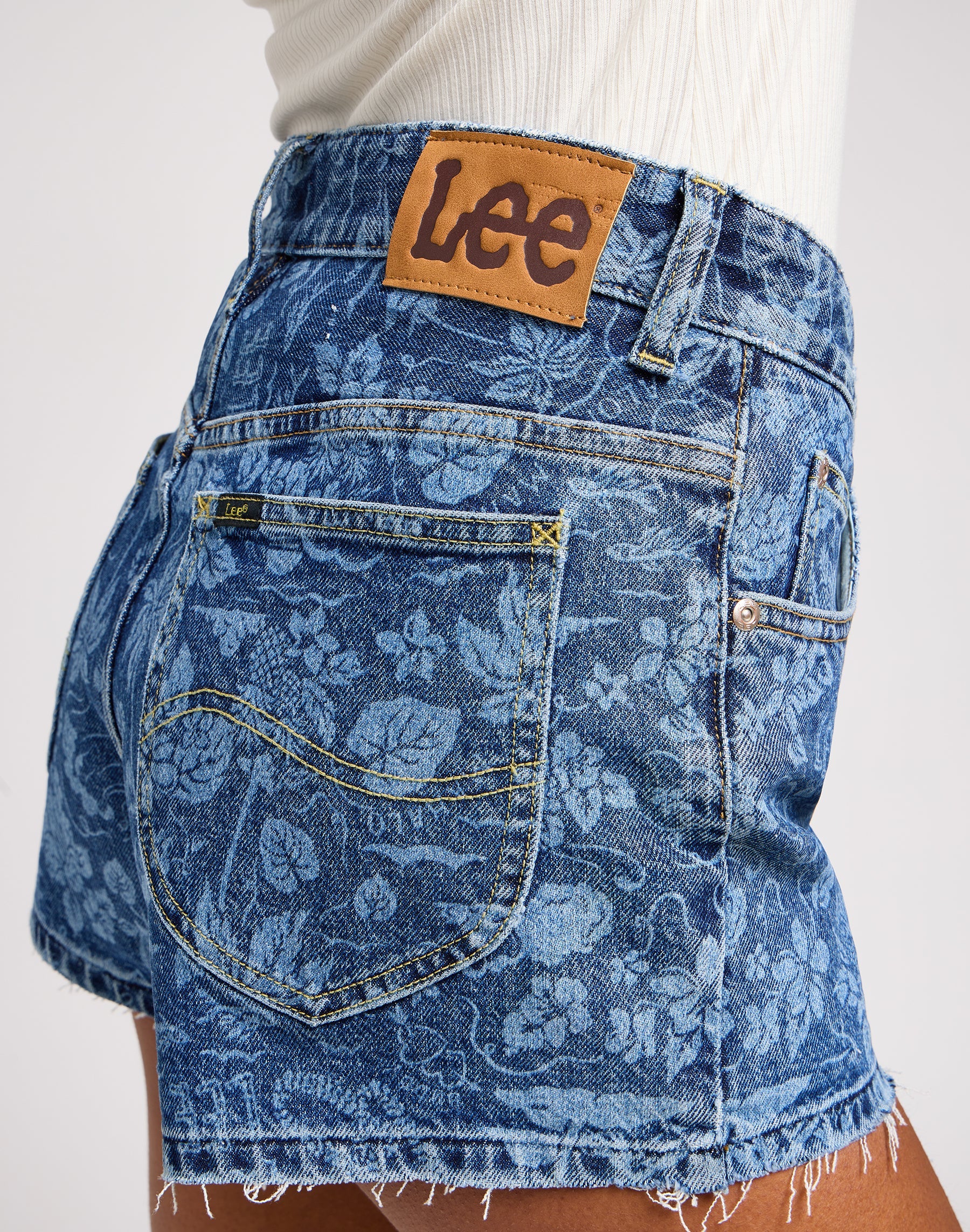 Rider Short 3 Inch in Tropical Denim Jeansshorts Lee