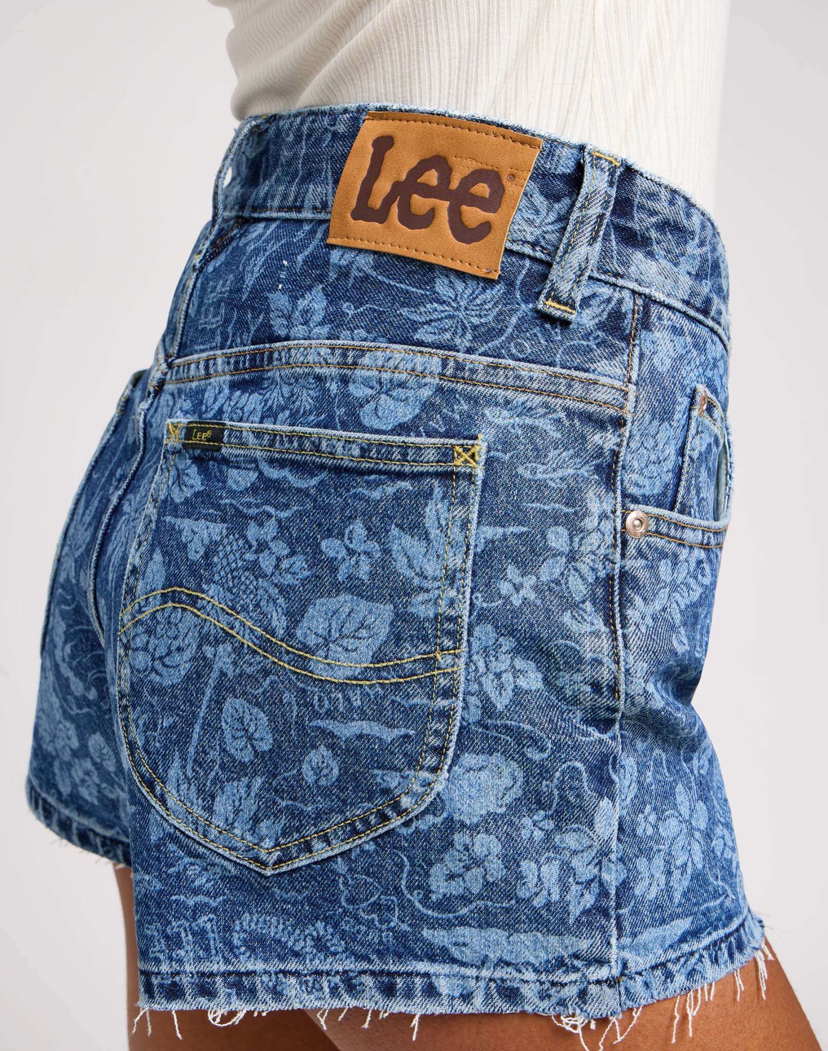 Rider Short 3 Inch in Tropical Denim Jeansshorts Lee