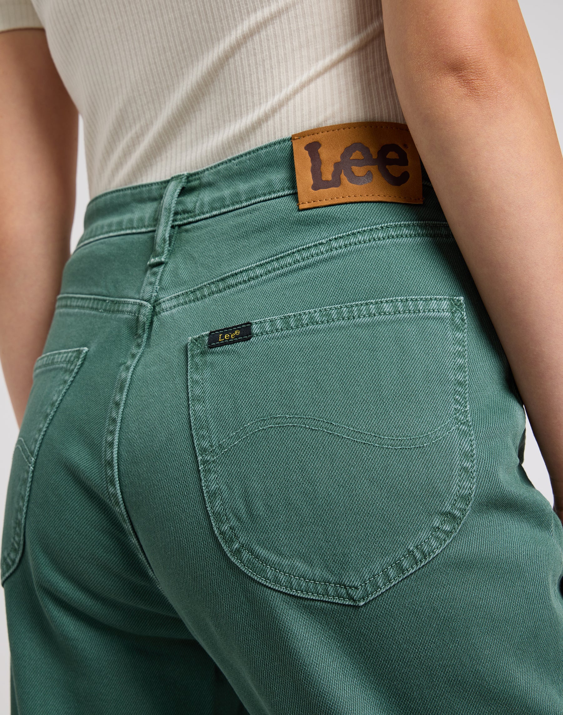 Carol in Evergreen Hosen Lee