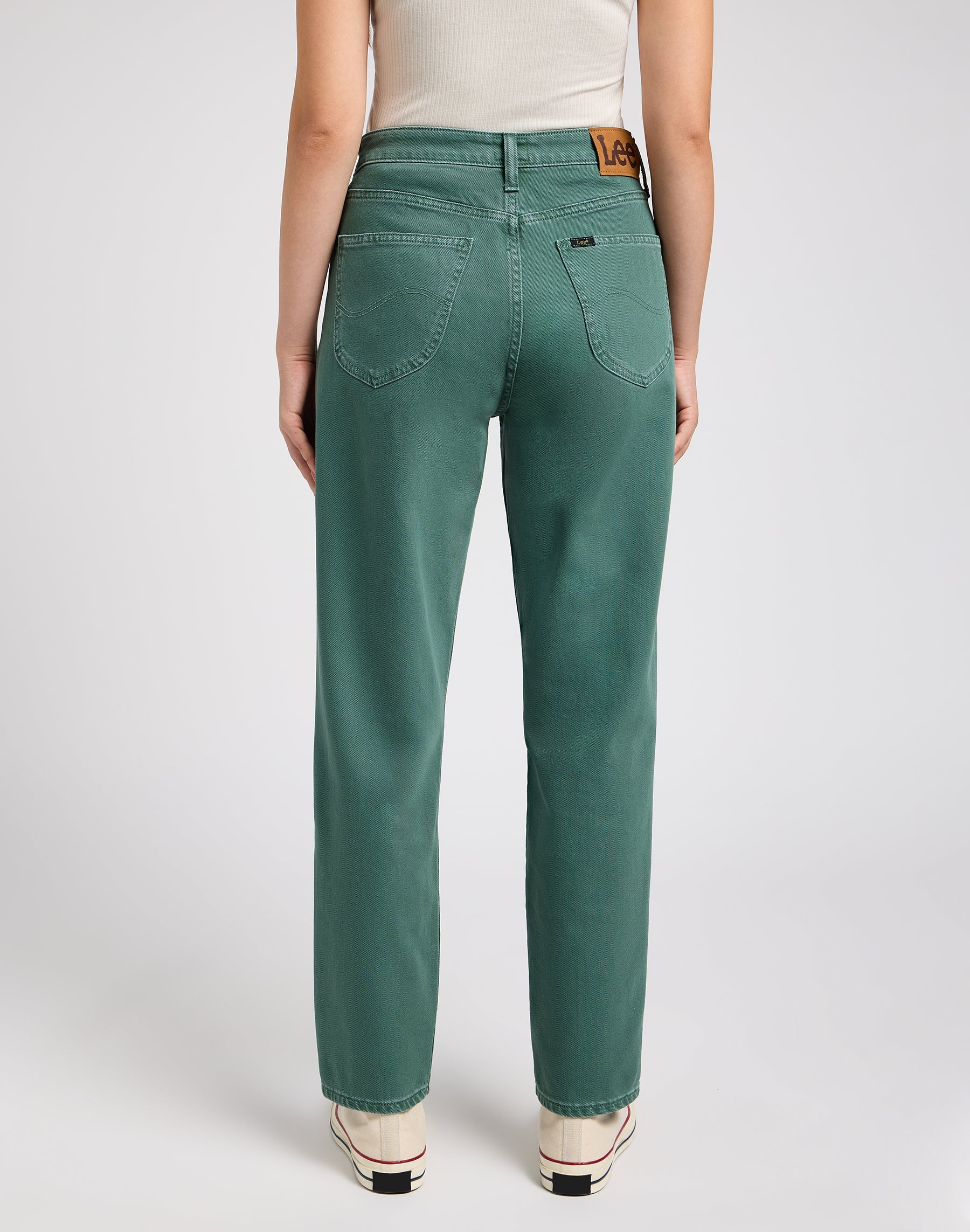 Carol in Evergreen Hosen Lee