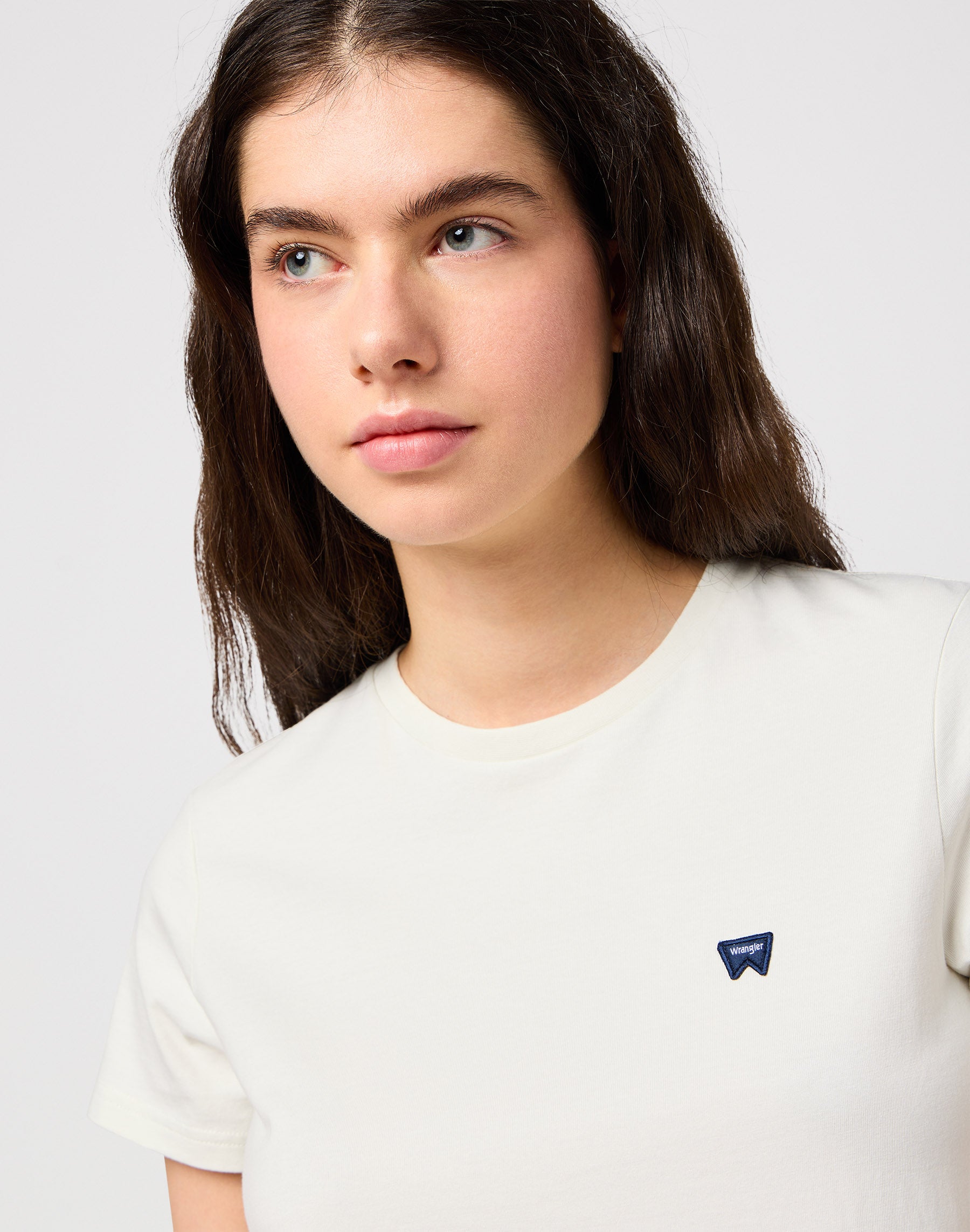 Regular Tee in Vintage White T-Shirts Wrangler   