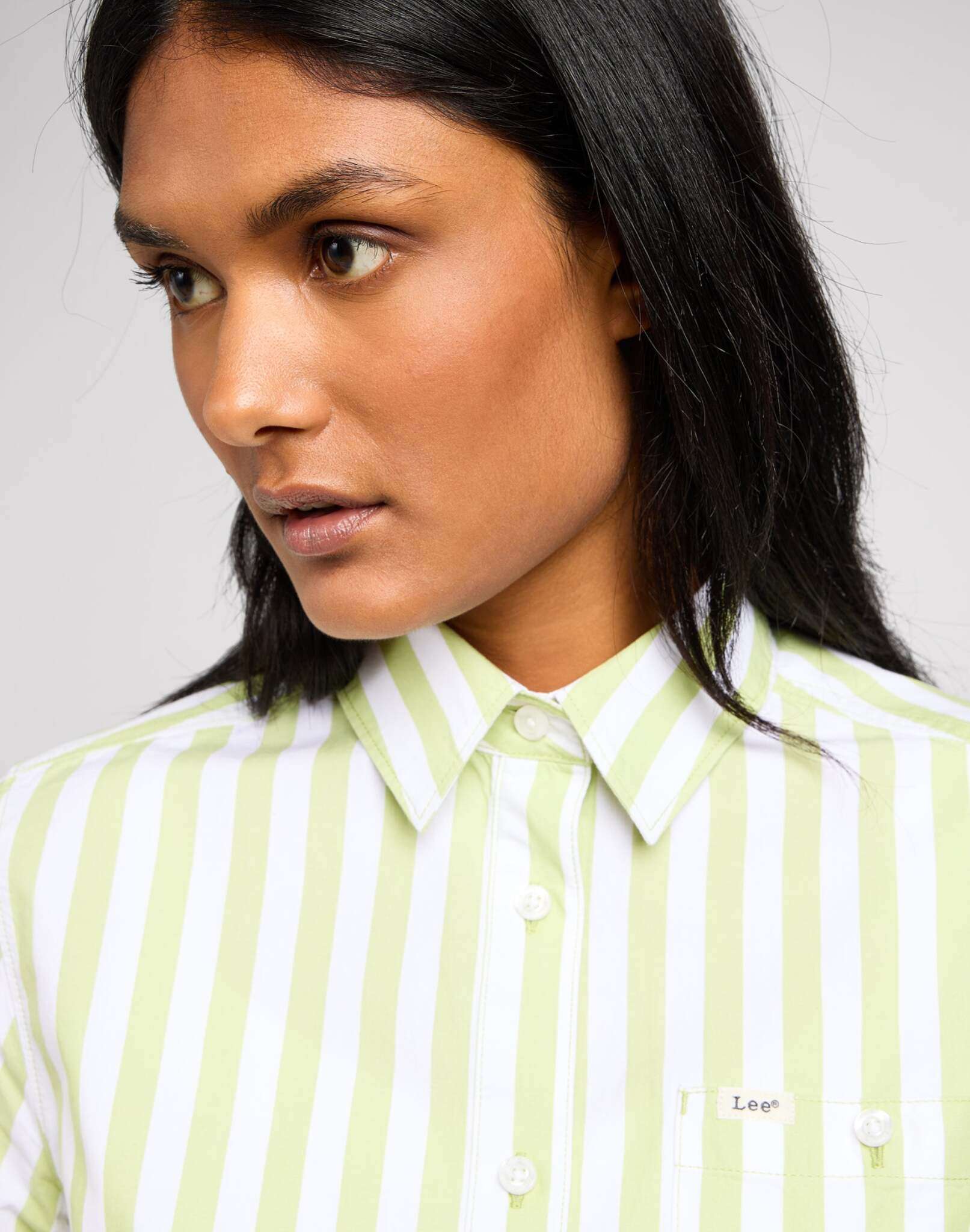 All Purpose A Line Dress in Matcha Kleider Lee