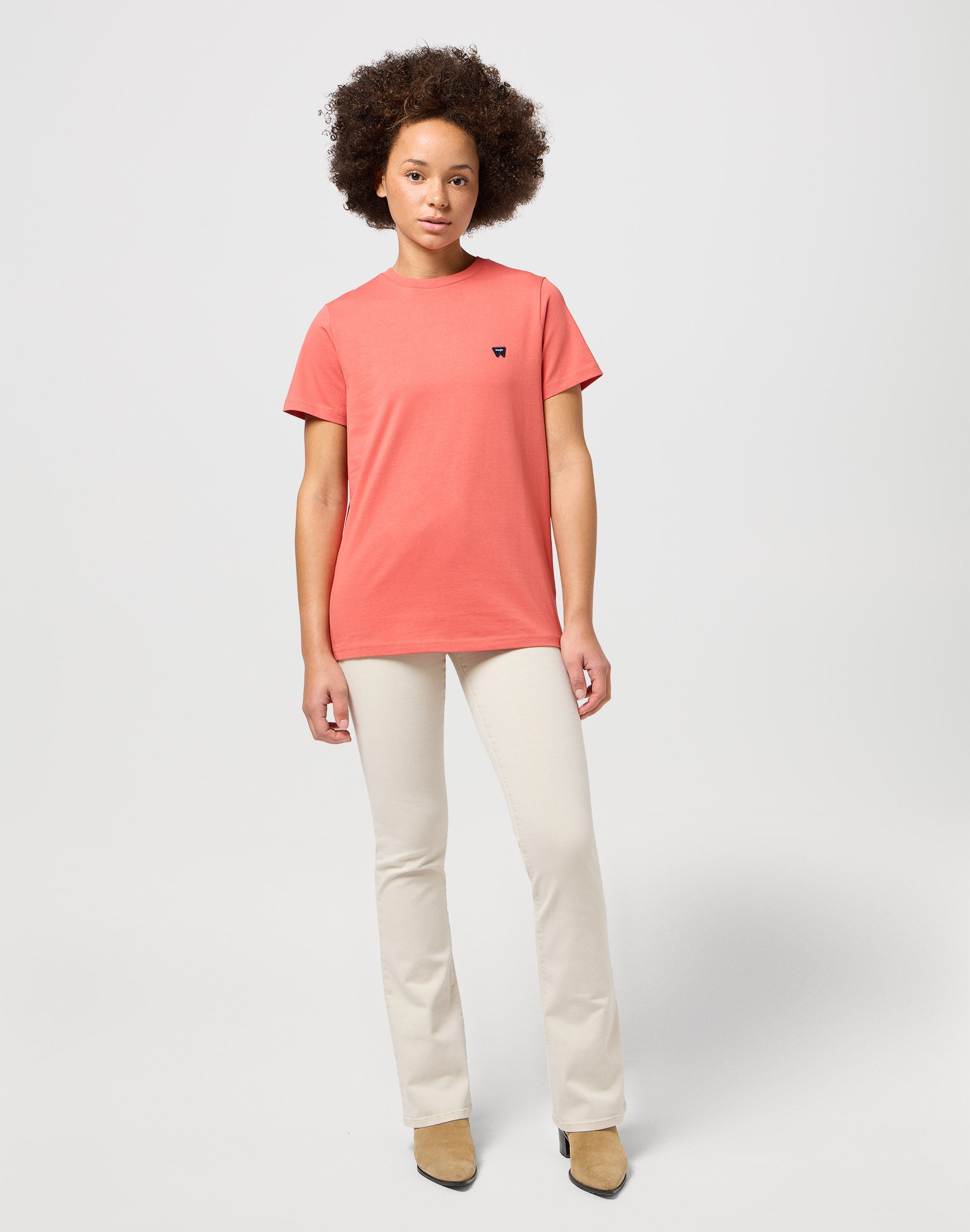 Regular Tee in Burnt Sienna T-Shirts Wrangler   