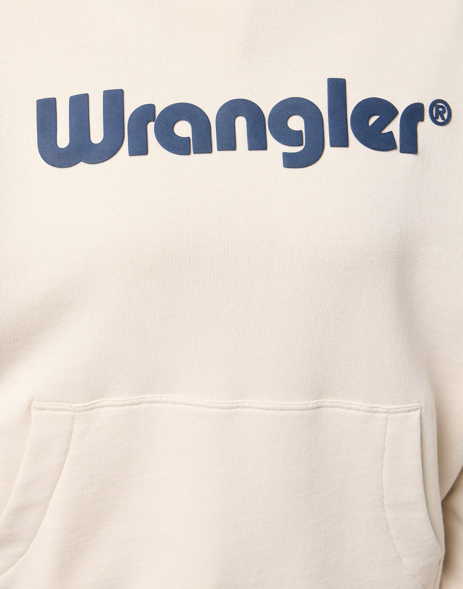 Regular Hoodie in Vintage White Sweatshirts Wrangler   