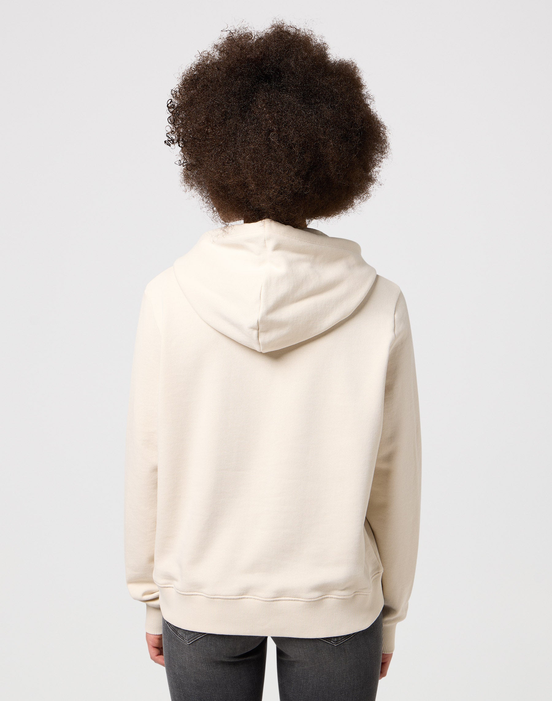 Regular Hoodie in Vintage White Sweatshirts Wrangler   