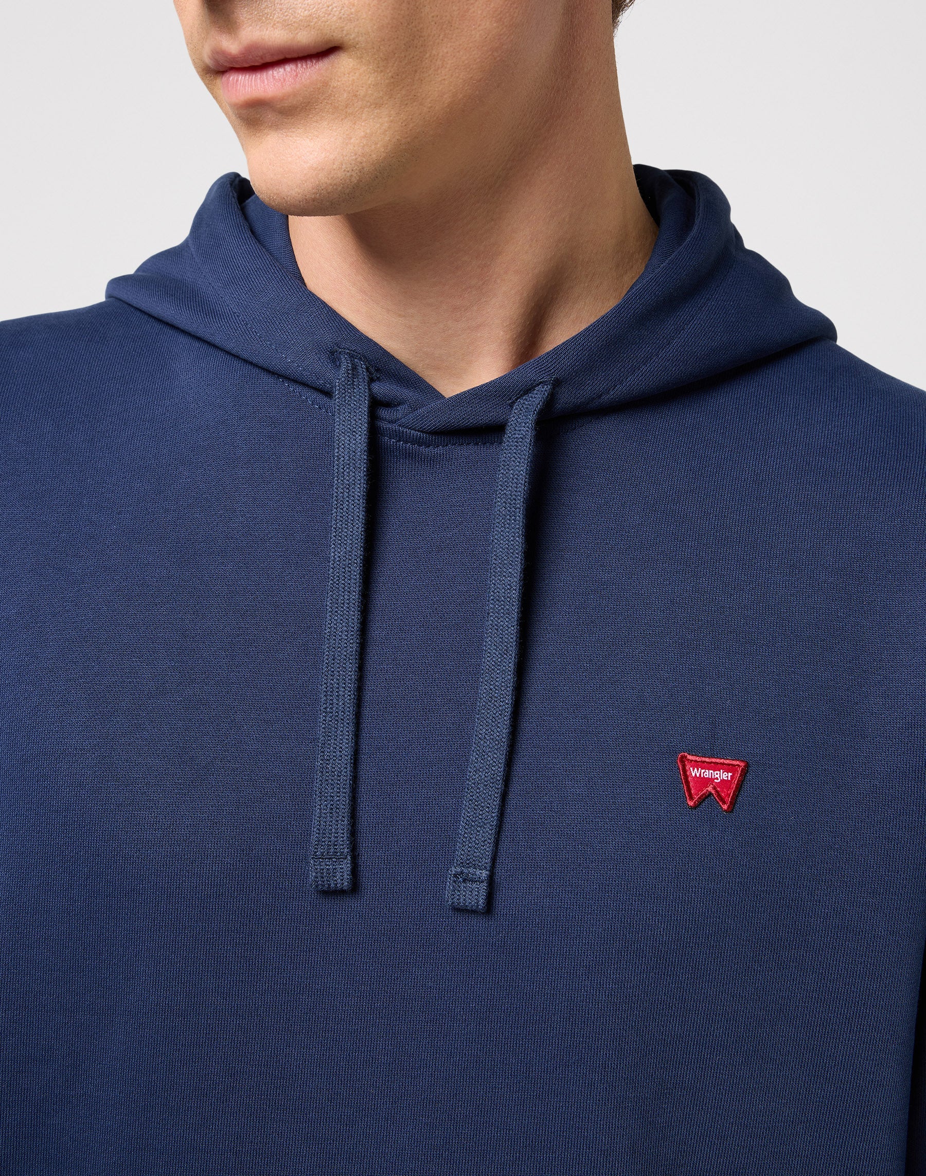 Sign Off Hoodie in Navy Kapuzenpullover Wrangler