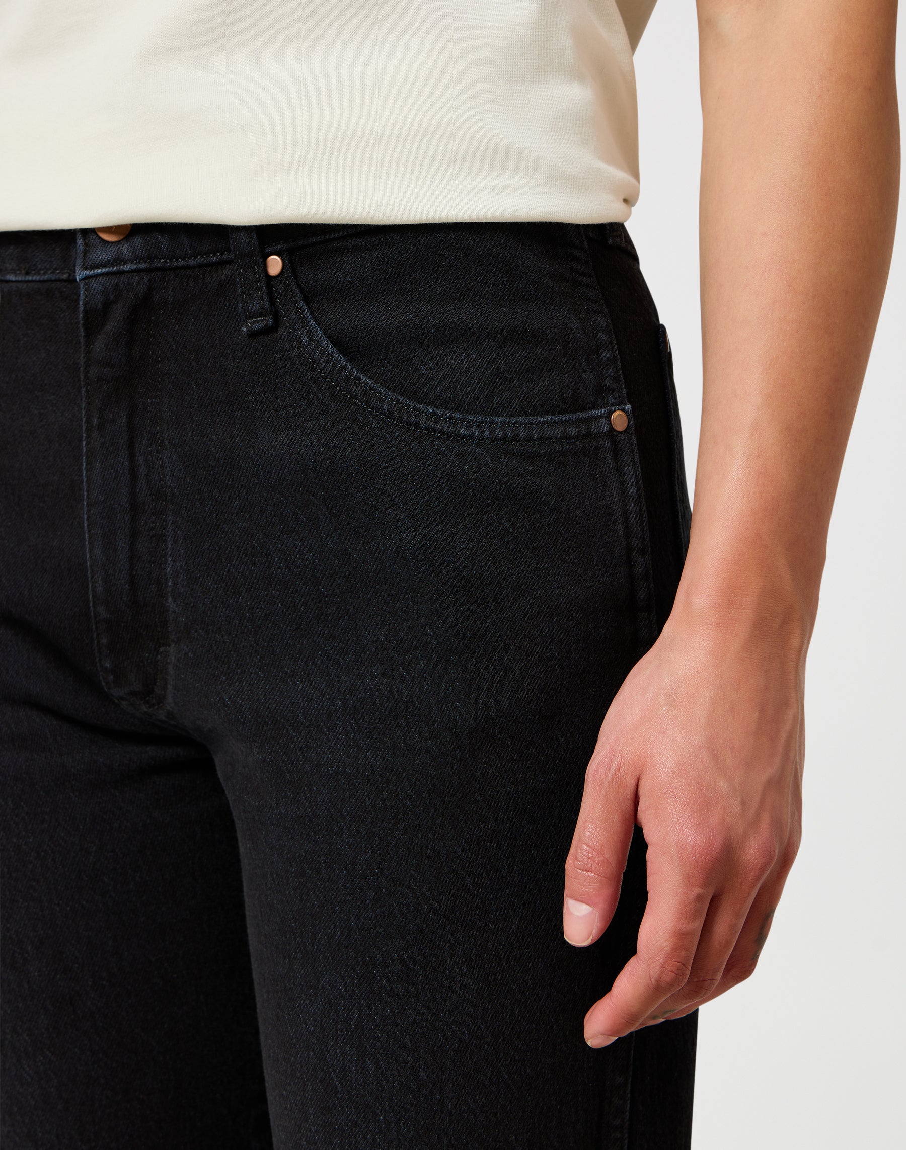 Sunset in Black Jeans Wrangler