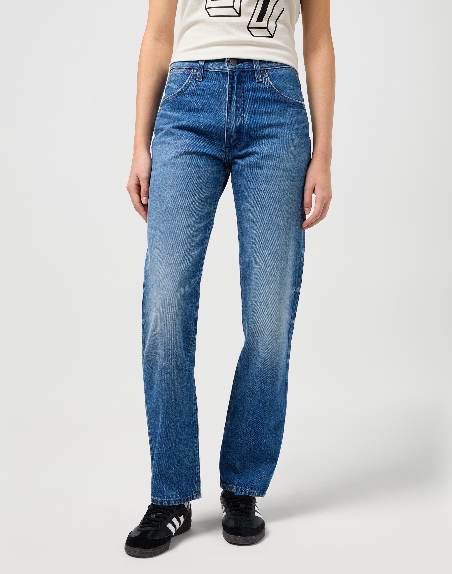 Sunset in Mid Stone Jeans Wrangler