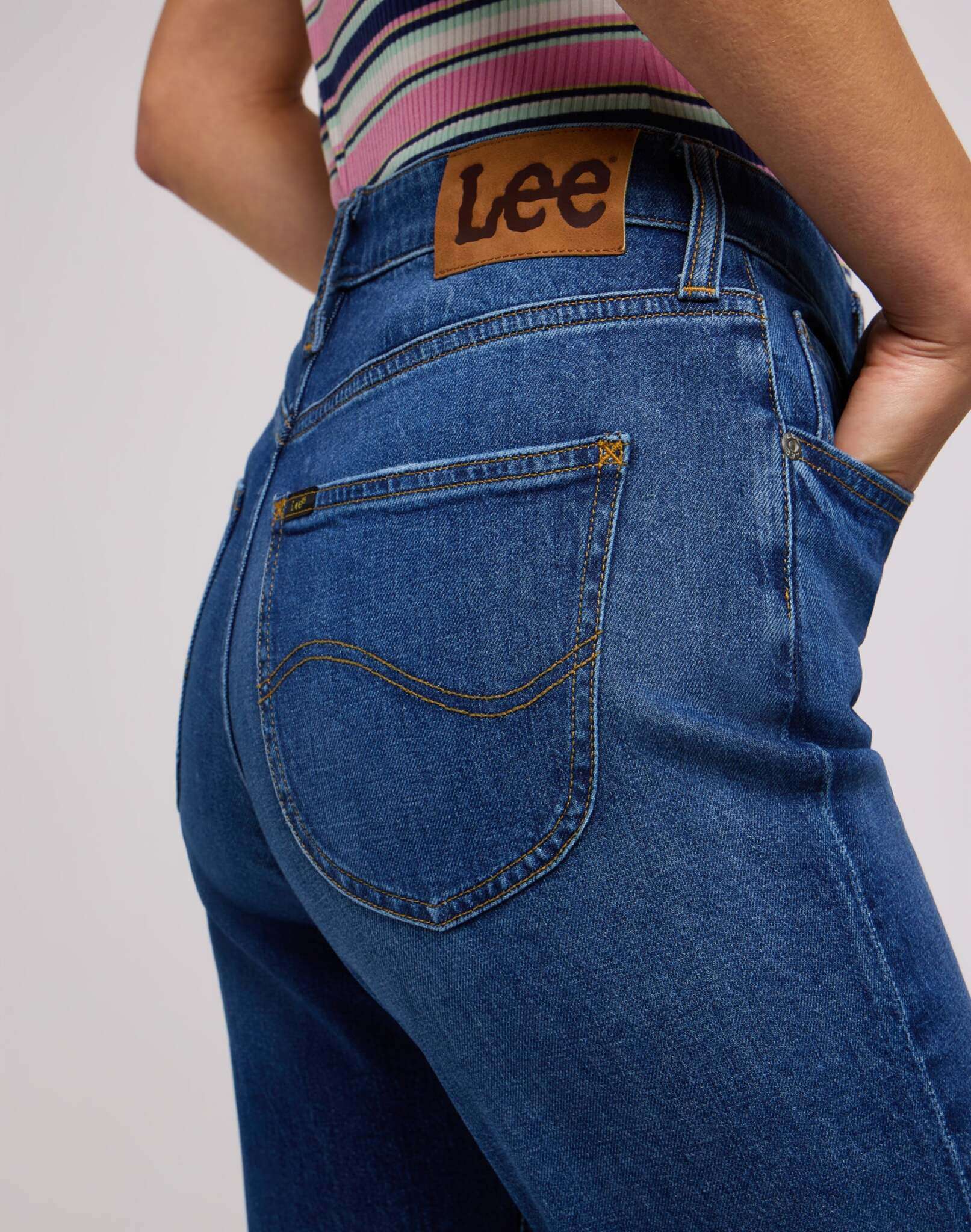 Carol in Little Mix Up Jeans Lee