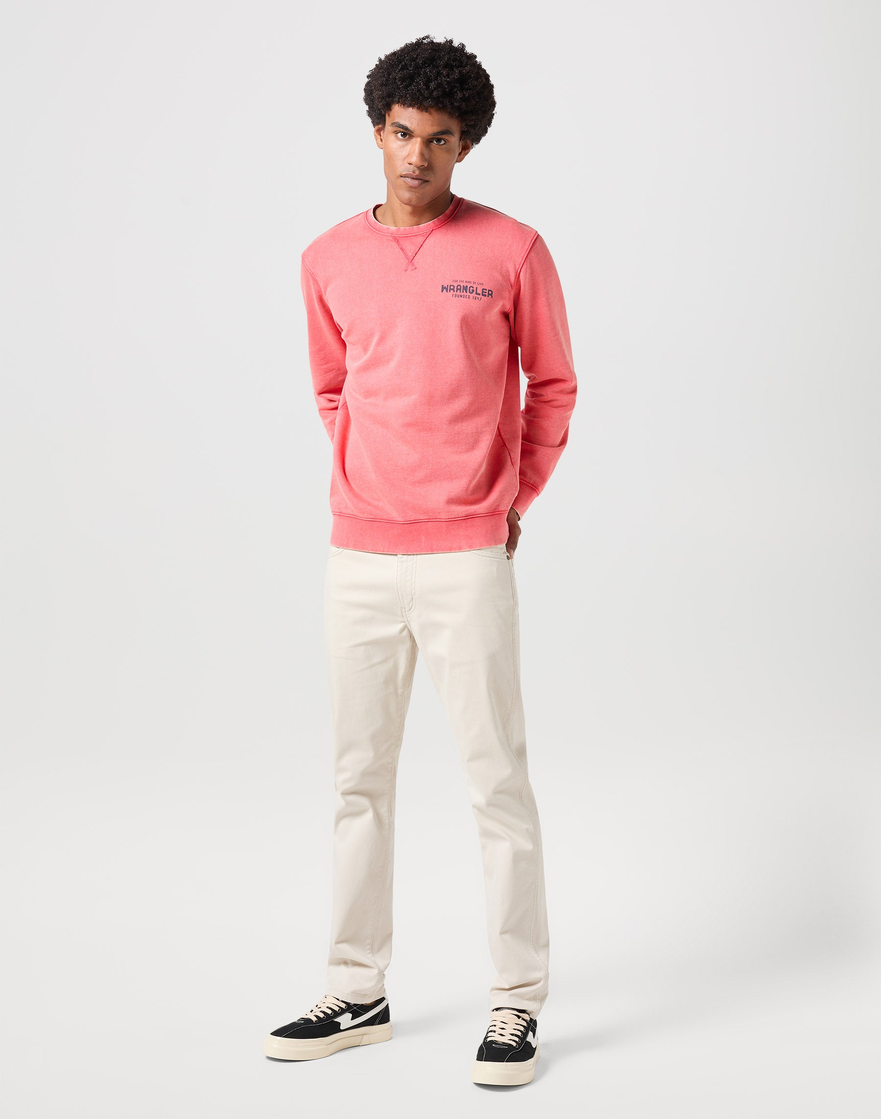 Larston in Stone Hosen Wrangler
