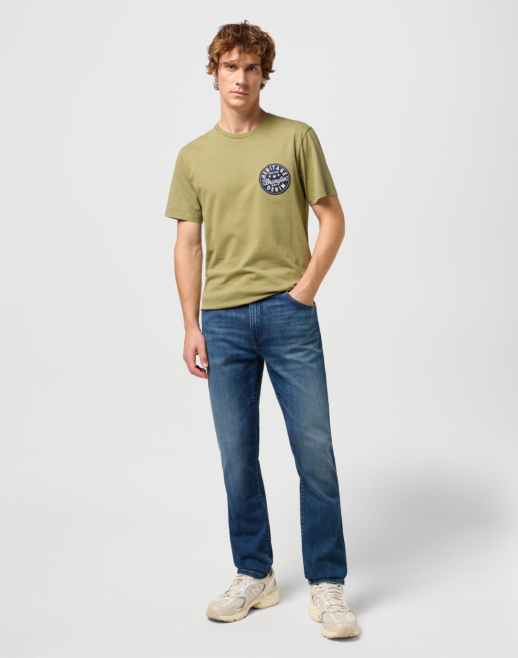 Larston in Hare Jeans Wrangler