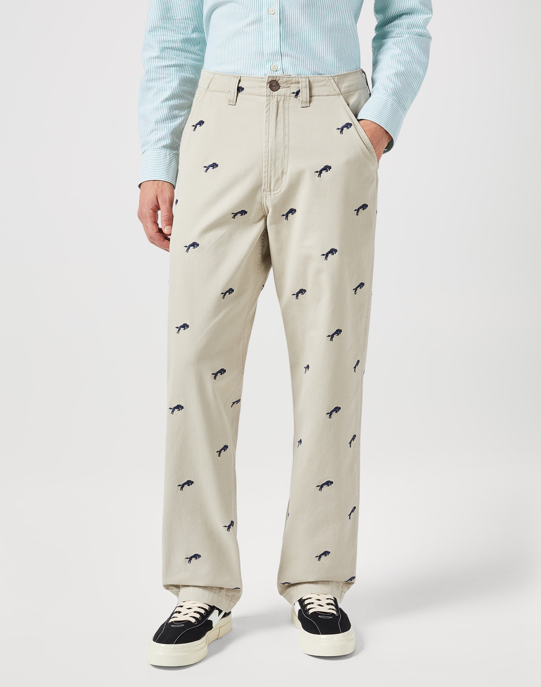 Pant in Plaza Taupe Hosen Wrangler   