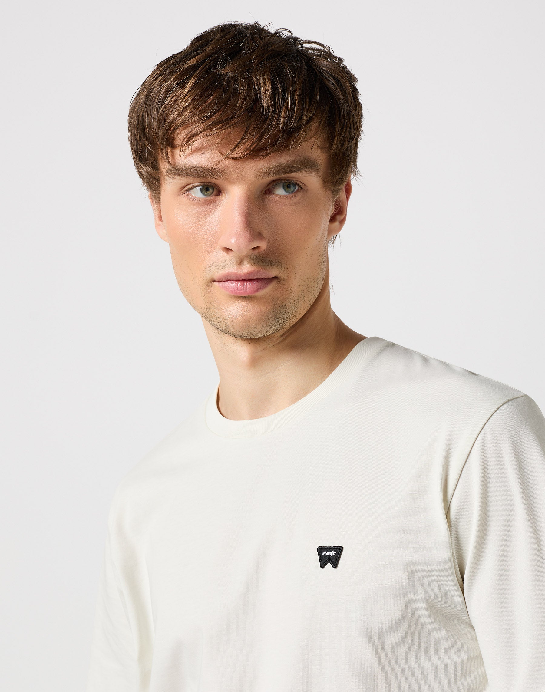 Sign Off Tee in Vintage White T-Shirts Wrangler