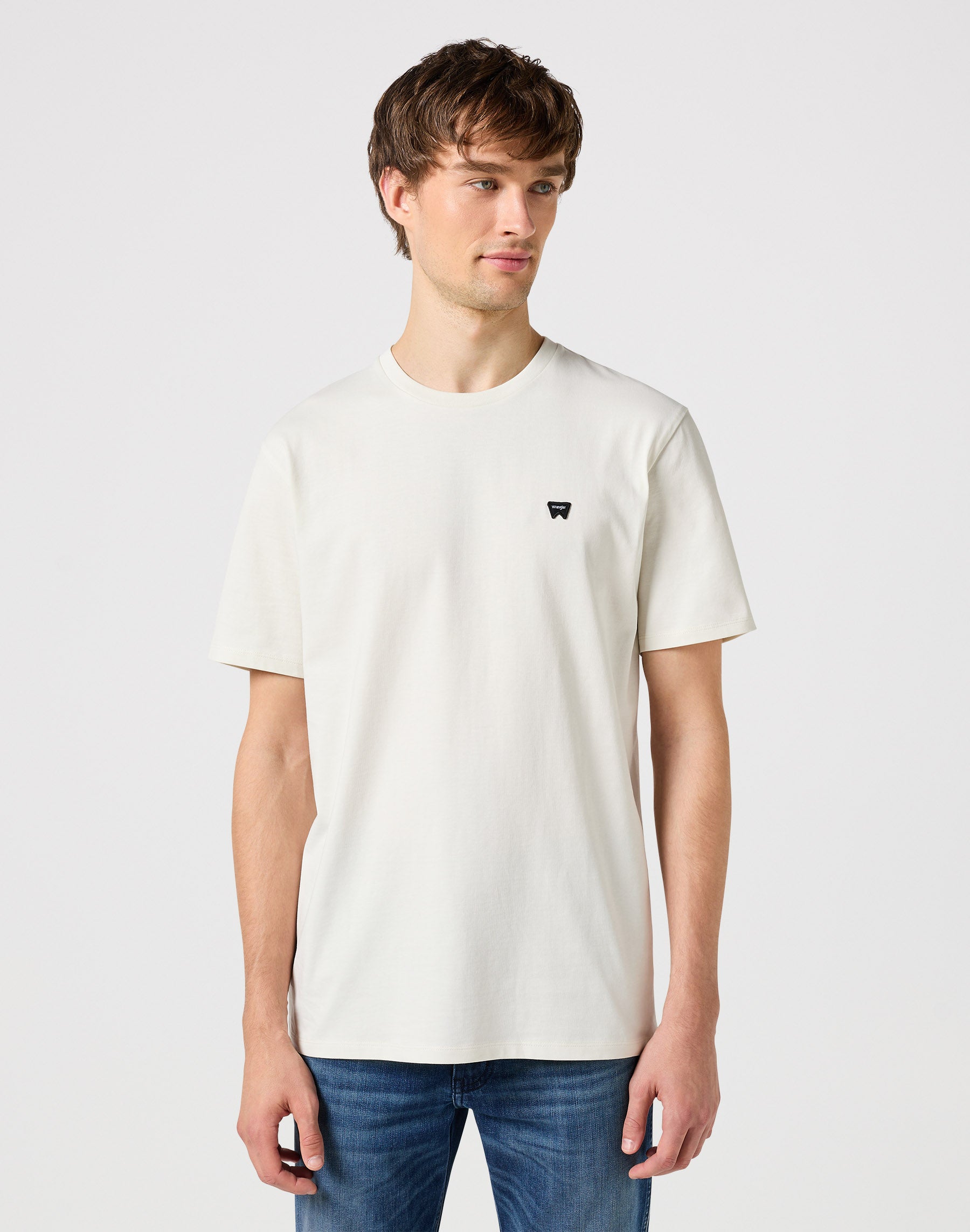 Sign Off Tee in Vintage White T-Shirts Wrangler