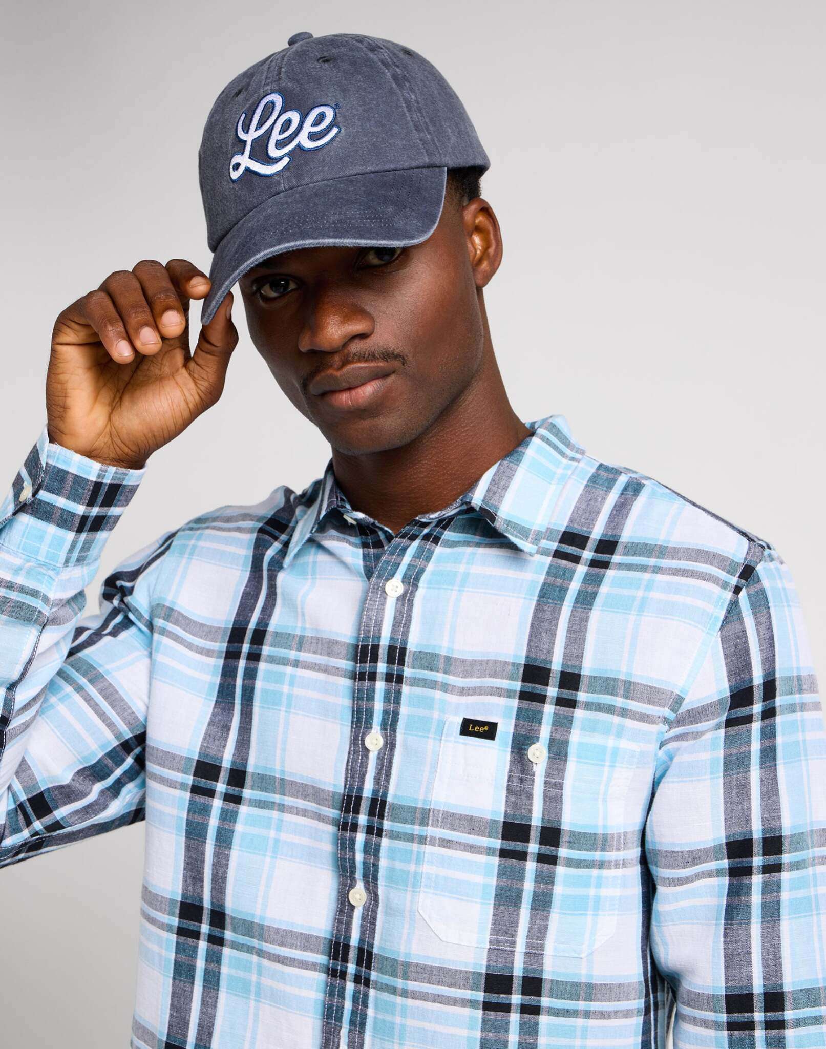 Seasonal Cap in Surf Blue Caps Lee