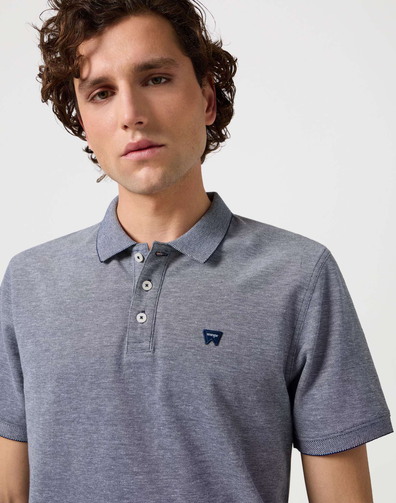 Polo Shirt in Navy T-Shirts Wrangler