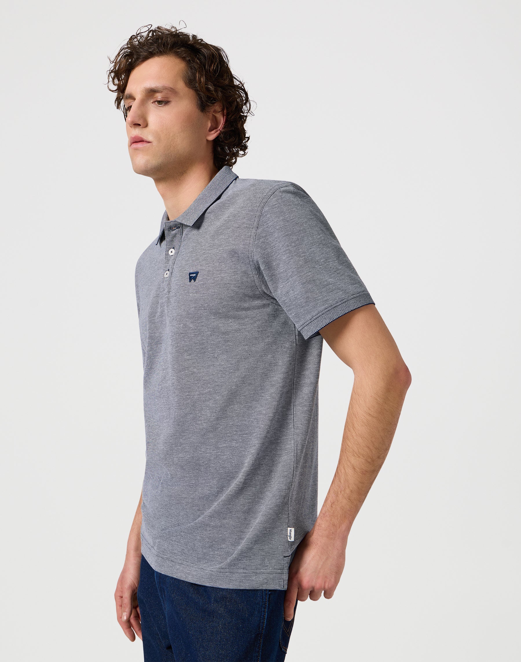 Polo Shirt in Navy T-Shirts Wrangler