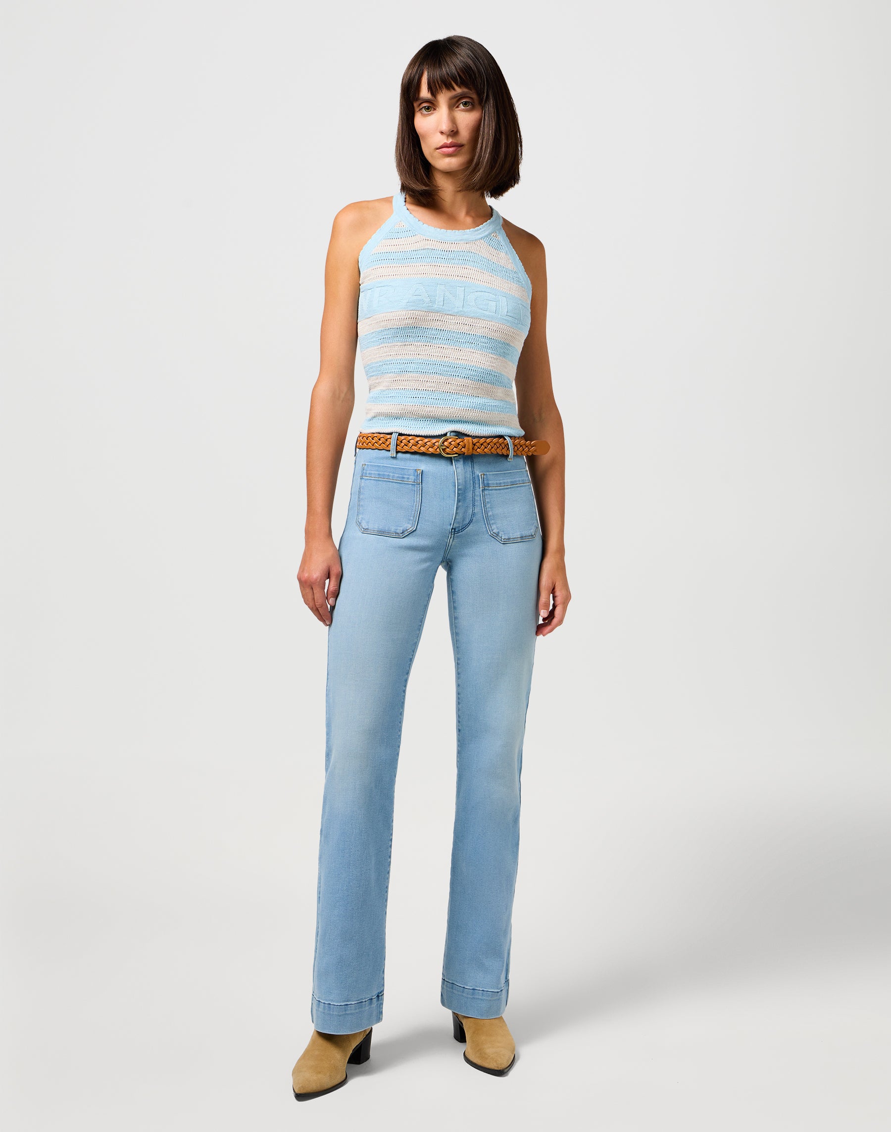 Braided Belt in Cognac Gürtel Wrangler