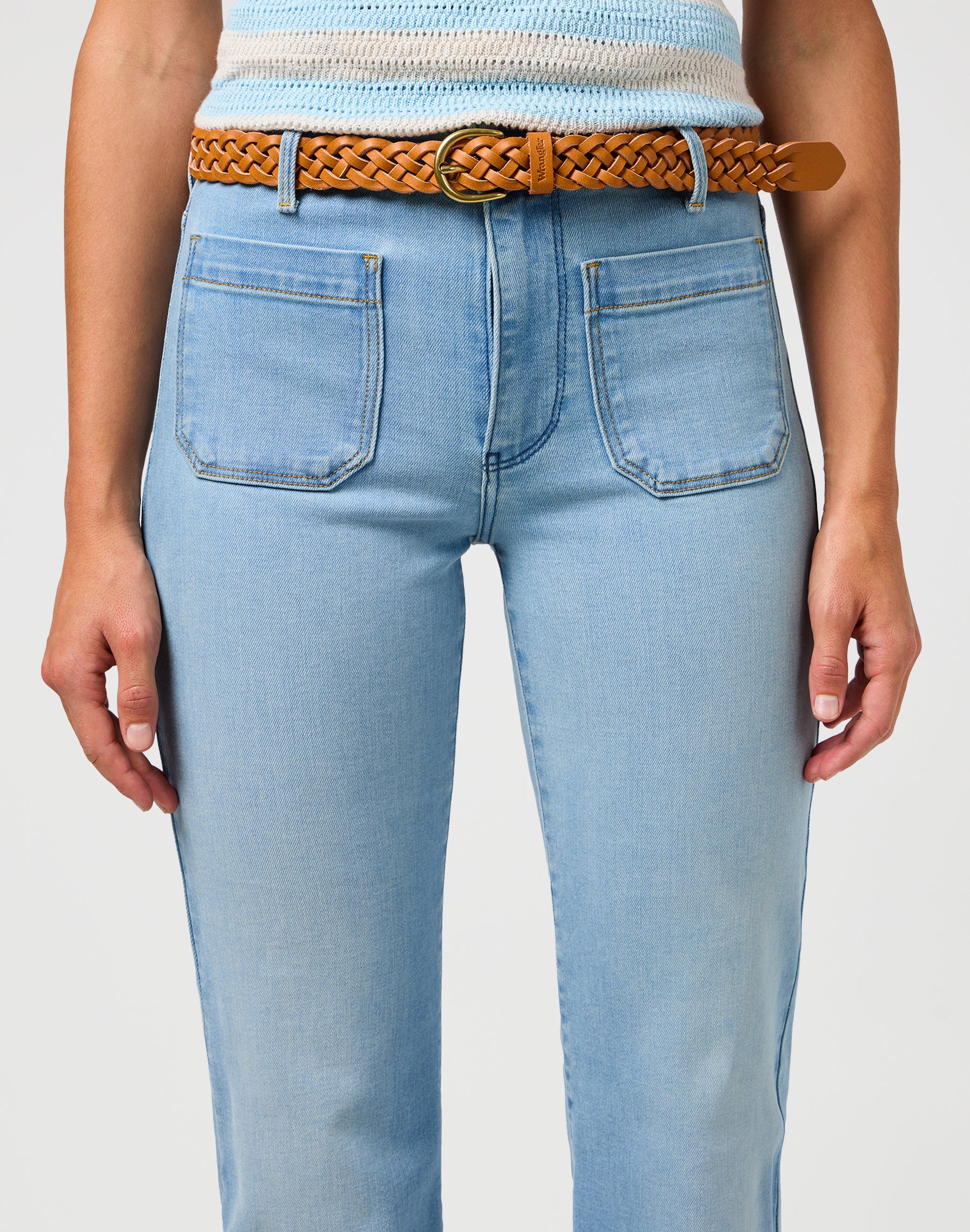 Braided Belt in Cognac Gürtel Wrangler   