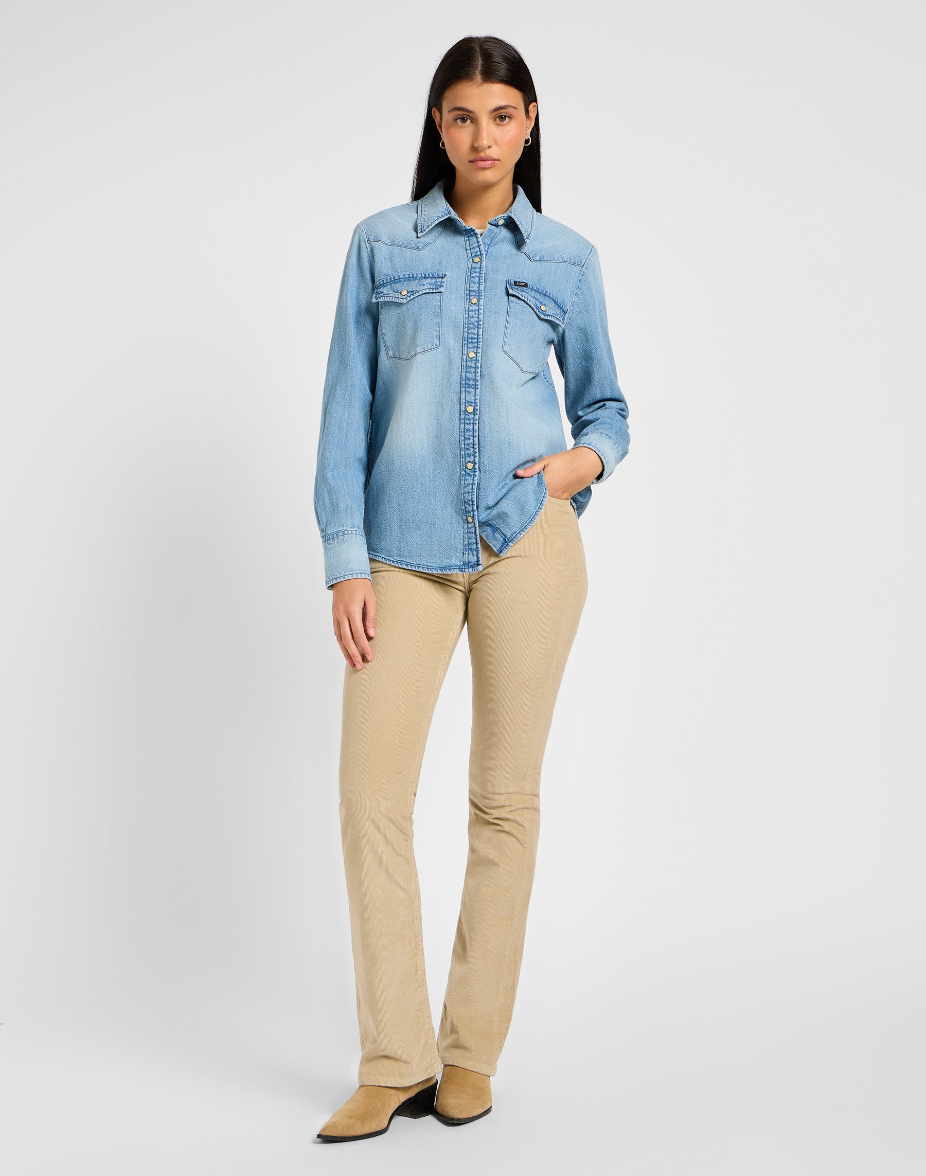 Breese Boot in Pioneer Beige Hosen Lee