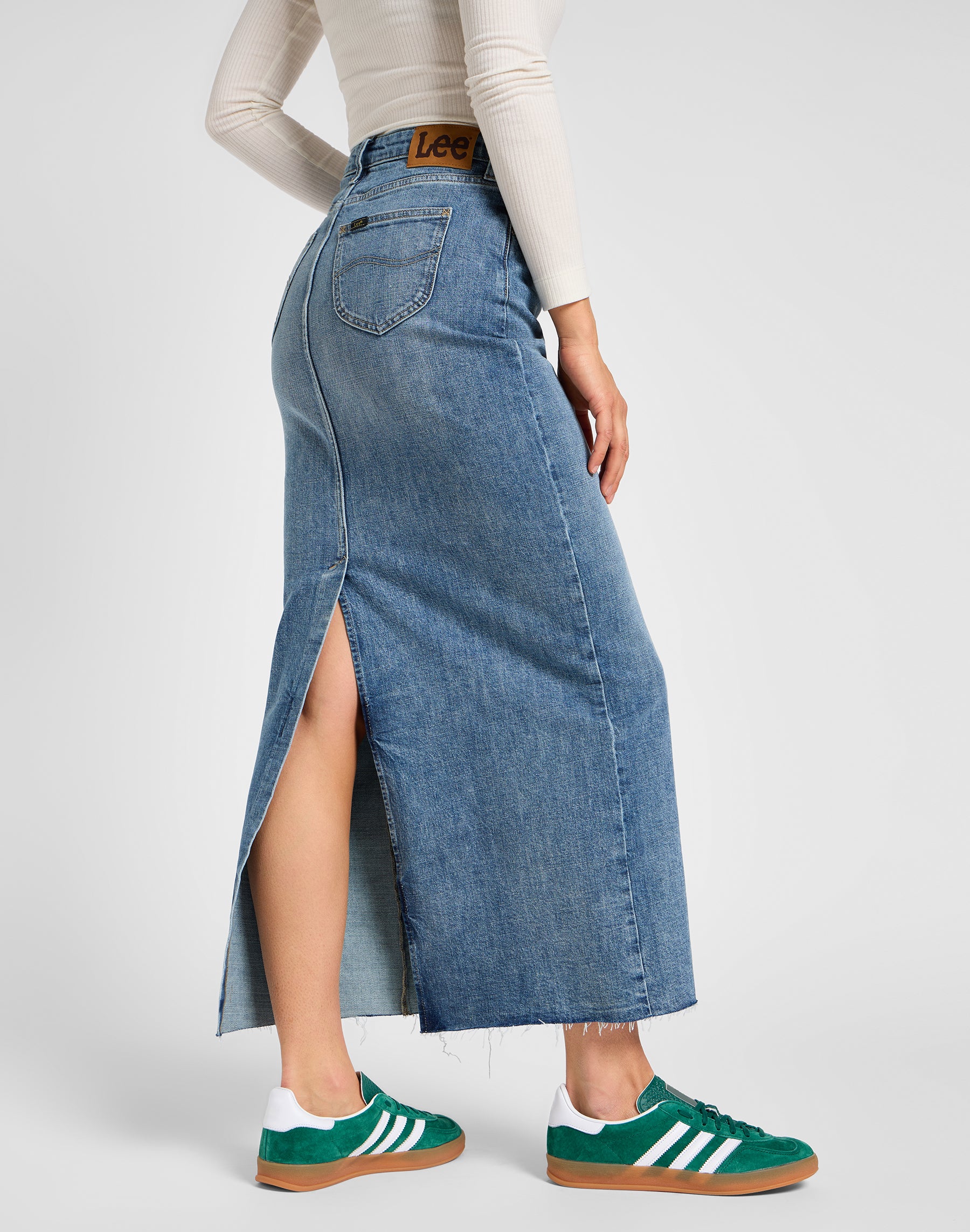 Back Slit Maxi Skirt in Set Free Röcke Lee