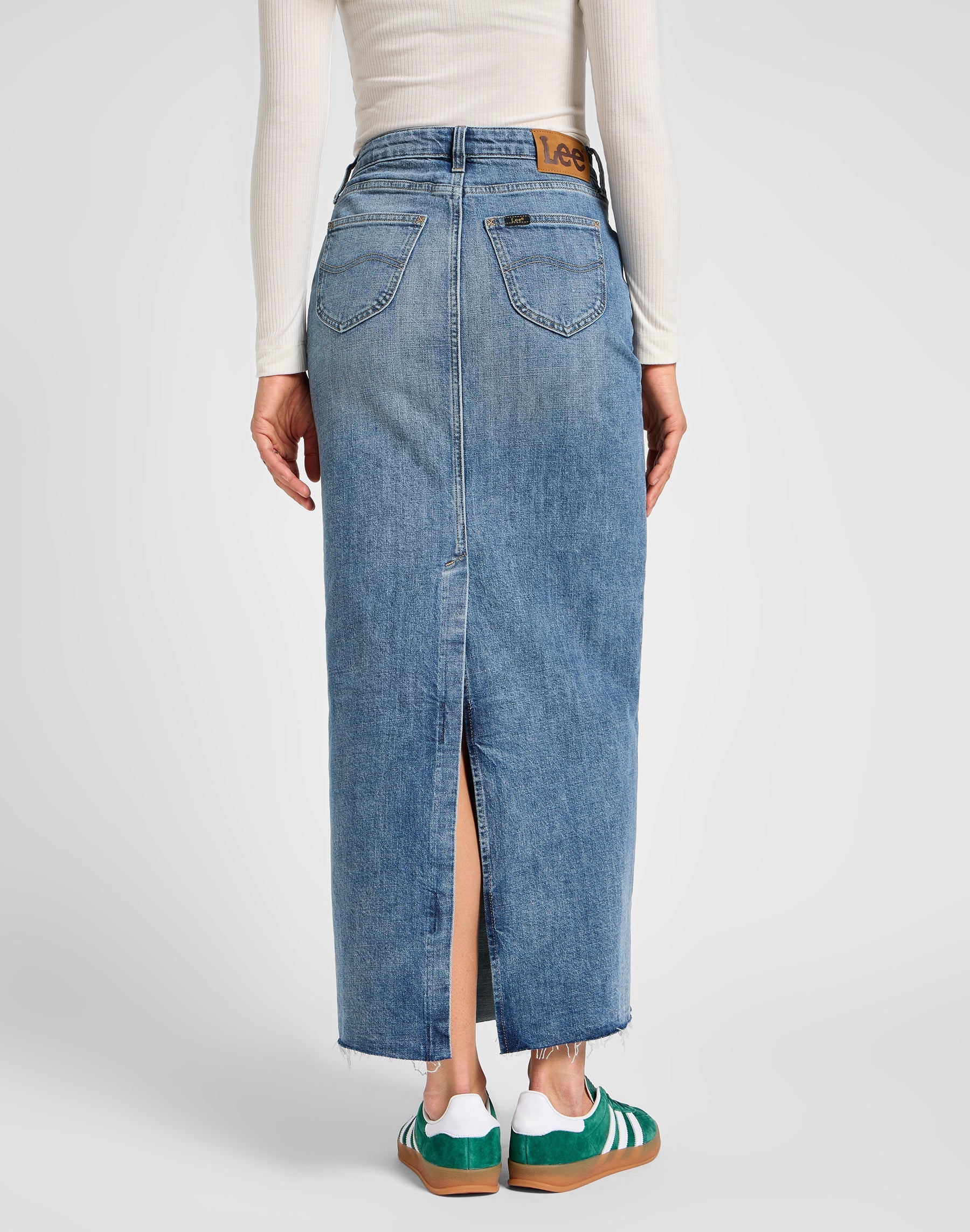 Back Slit Maxi Skirt in Set Free Röcke Lee