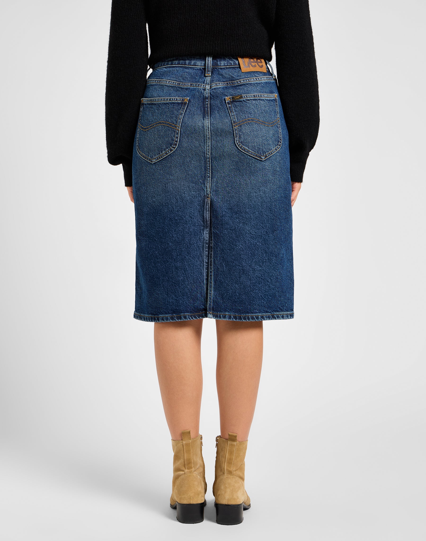 Midi Skirt in Dark Glamour Röcke Lee