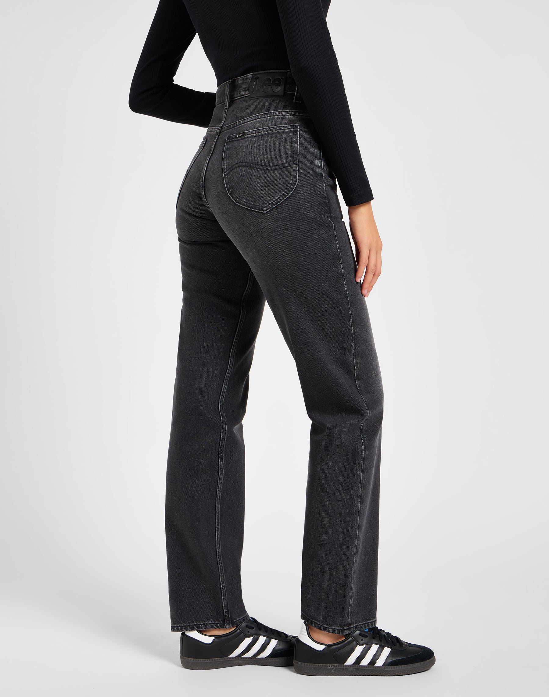 Rider Classic in Charred Black Jeans Lee
