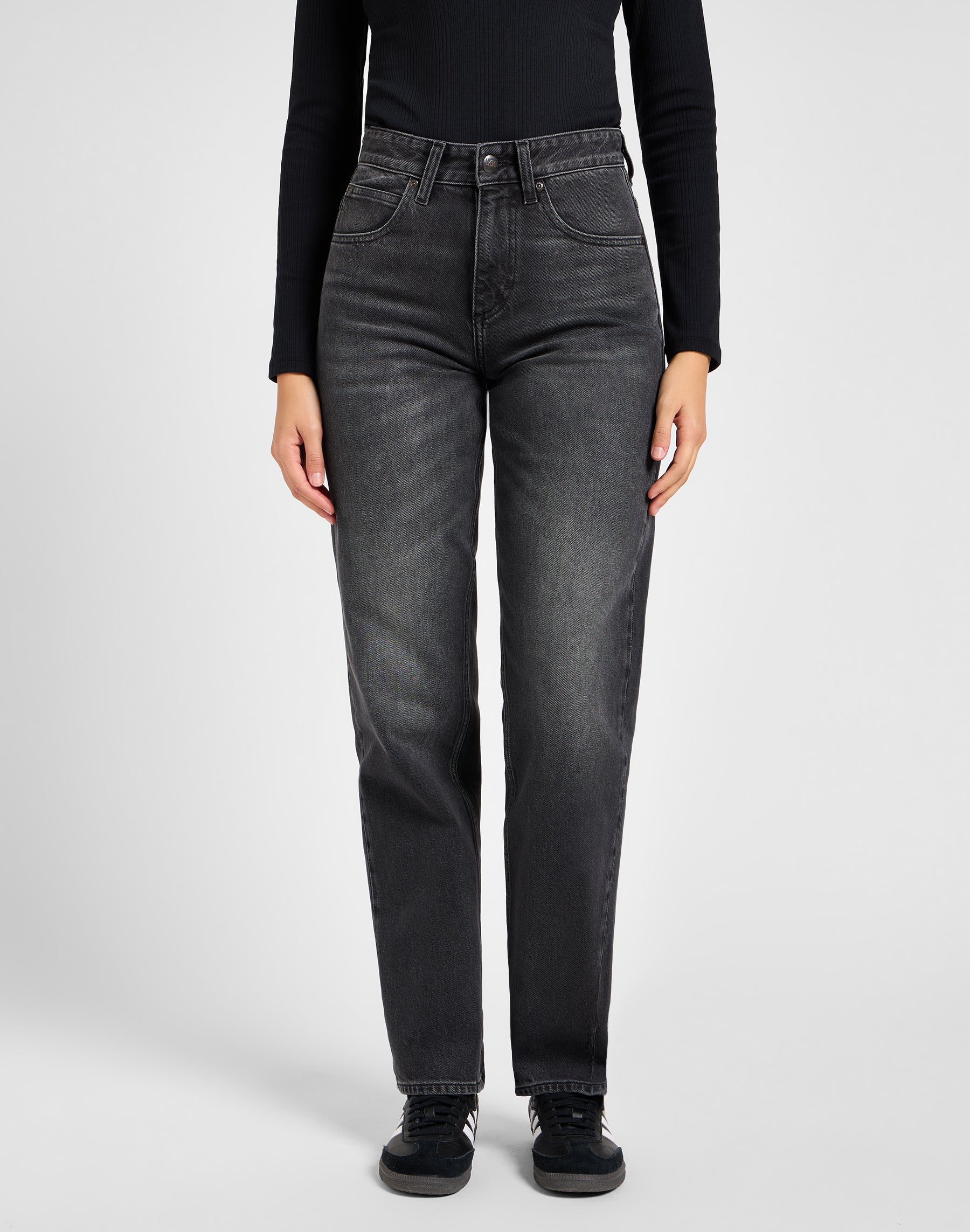 Rider Classic in Charred Black Jeans Lee