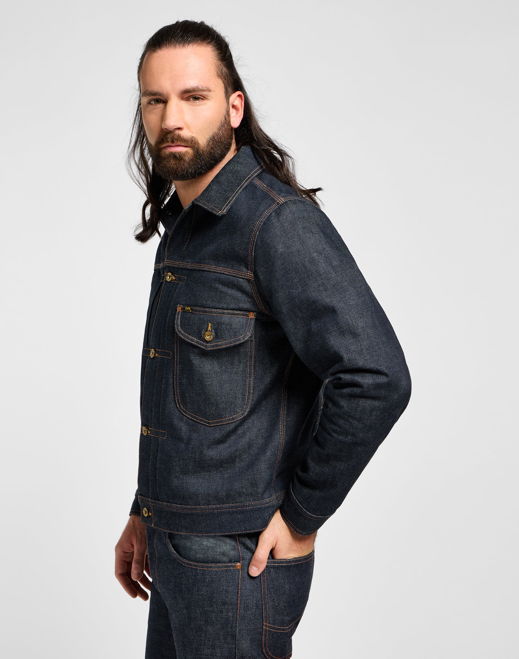 101 Lined Cowboy Jacket in Raw Jacken Lee