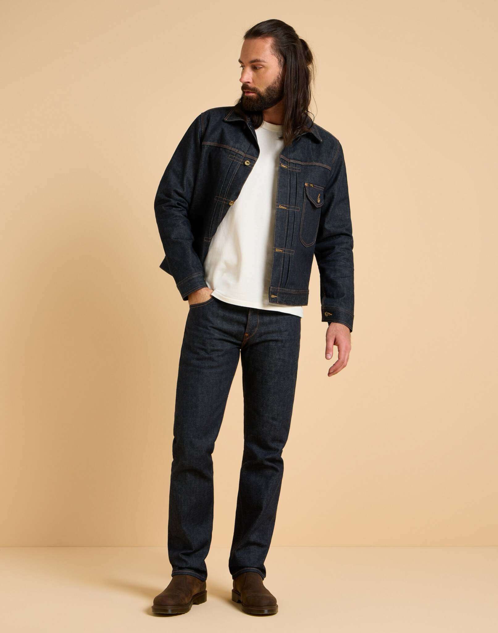 101 Lined Cowboy Jacket in Raw Jacken Lee