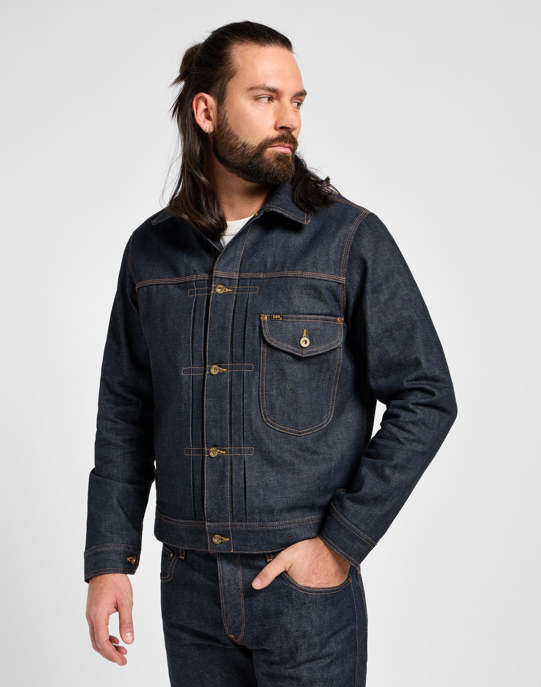 101 Lined Cowboy Jacket in Raw Jacken Lee
