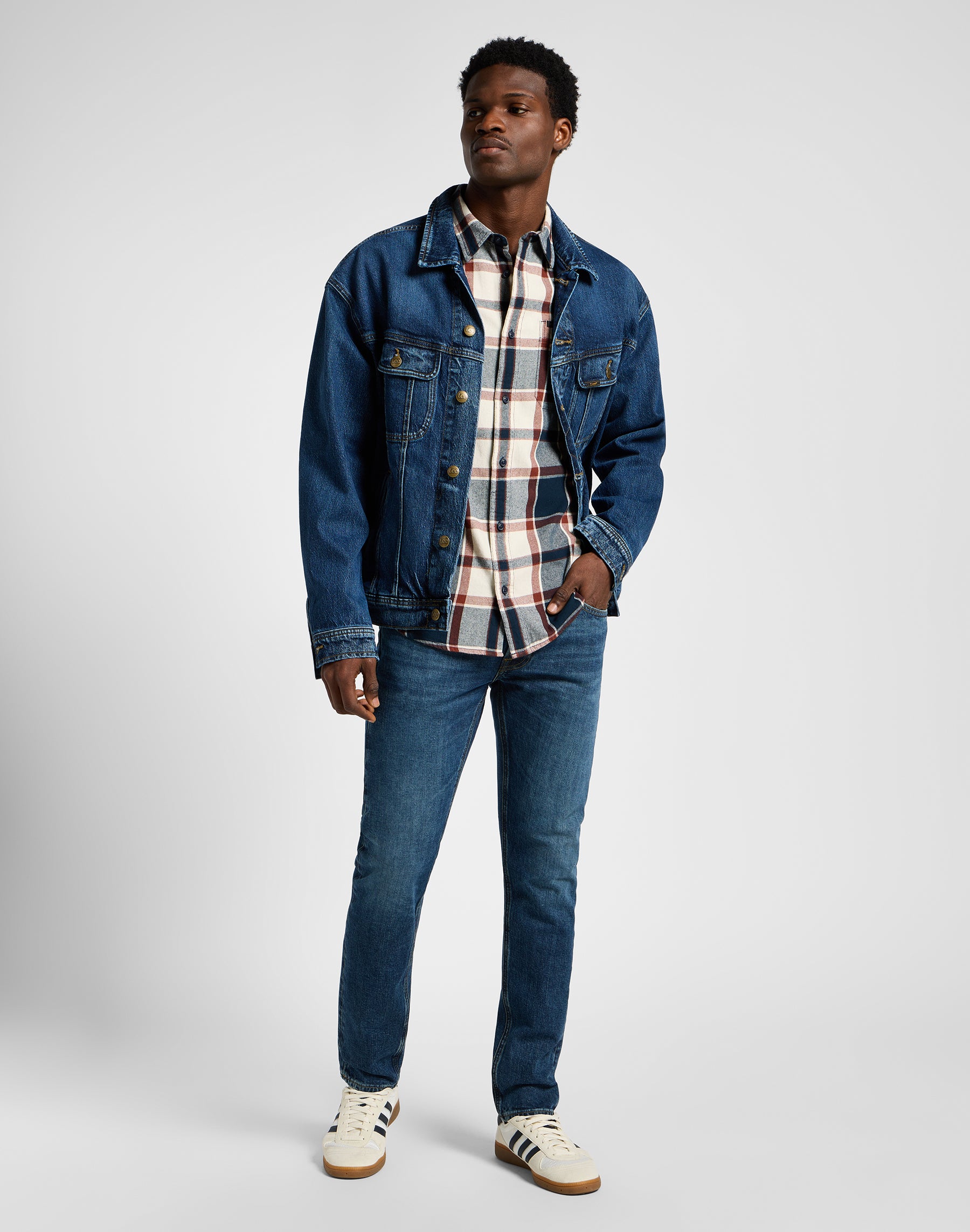Leesure Shirt in Blue Hemden Lee