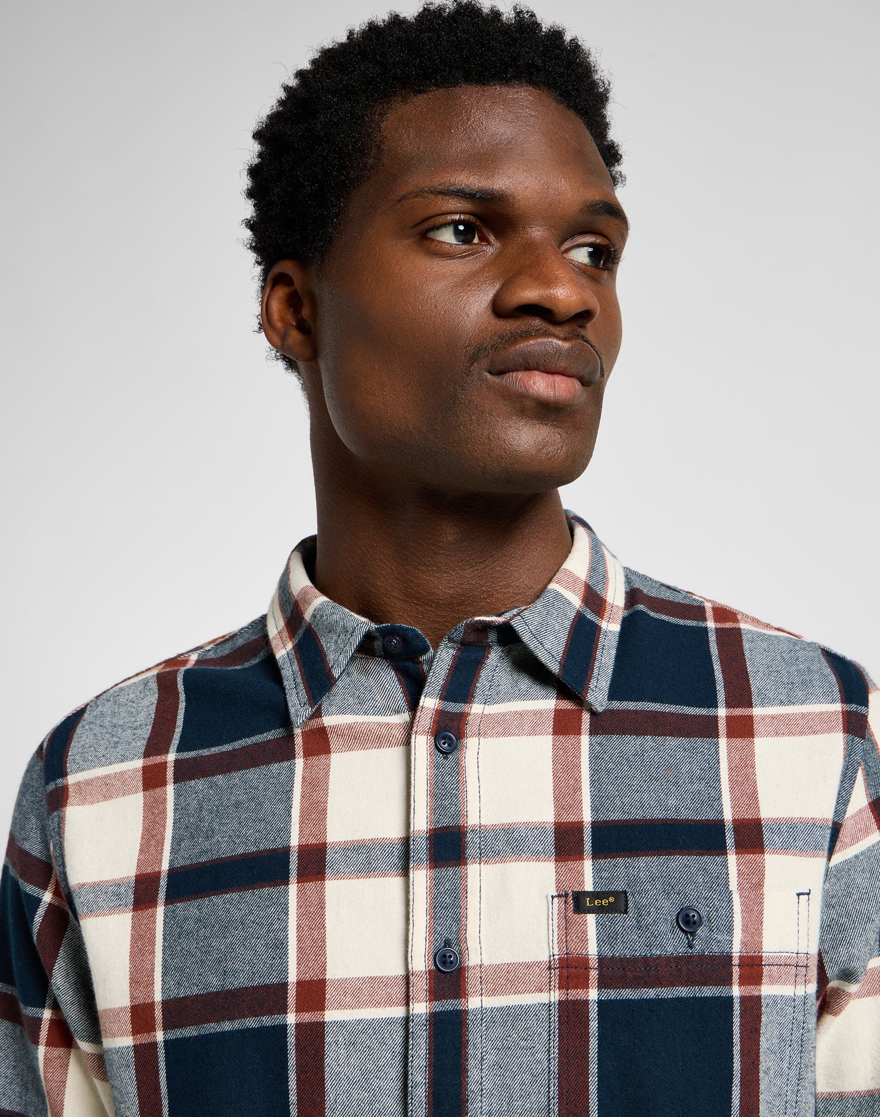 Leesure Shirt in Blue Hemden Lee