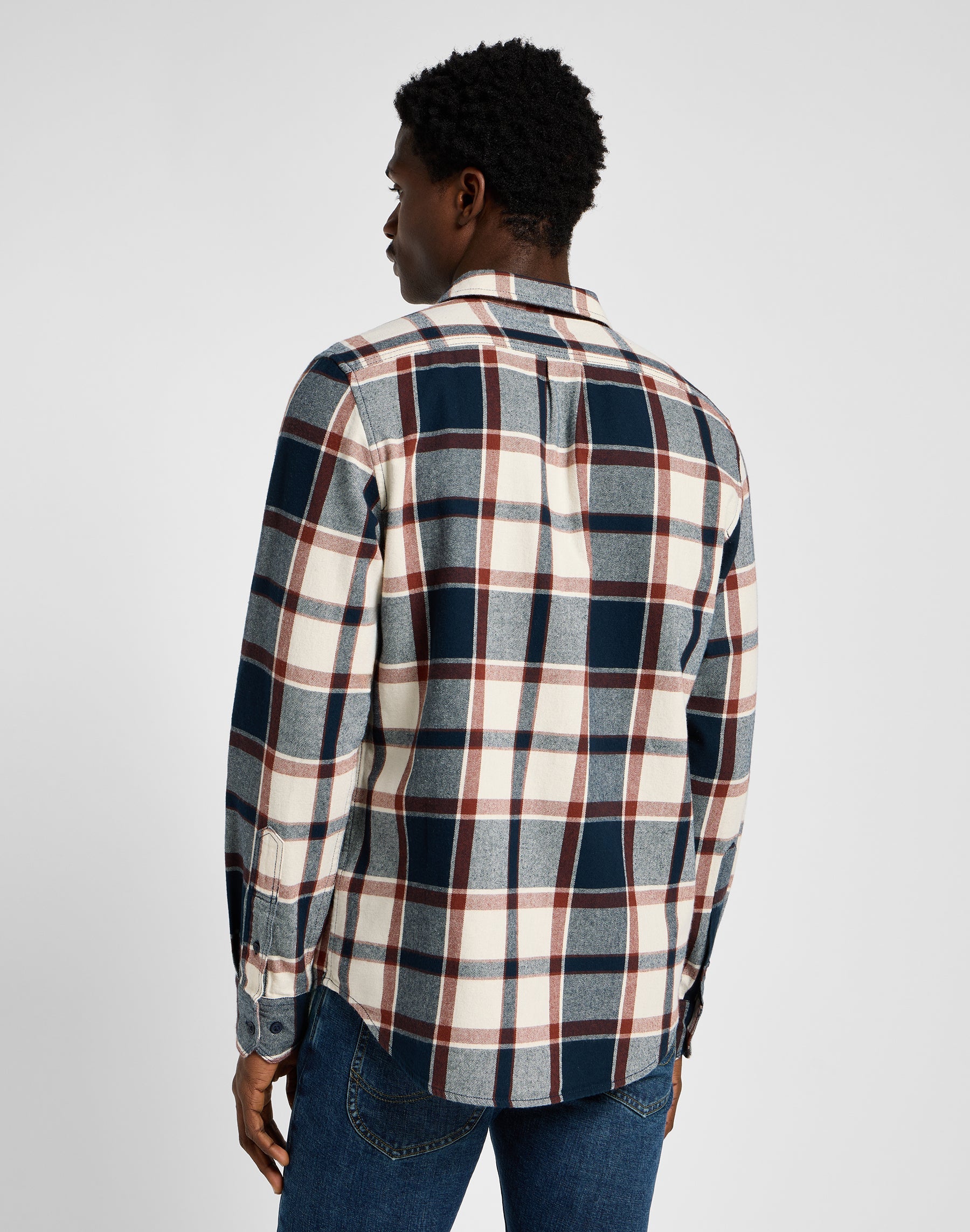 Leesure Shirt in Blue Hemden Lee