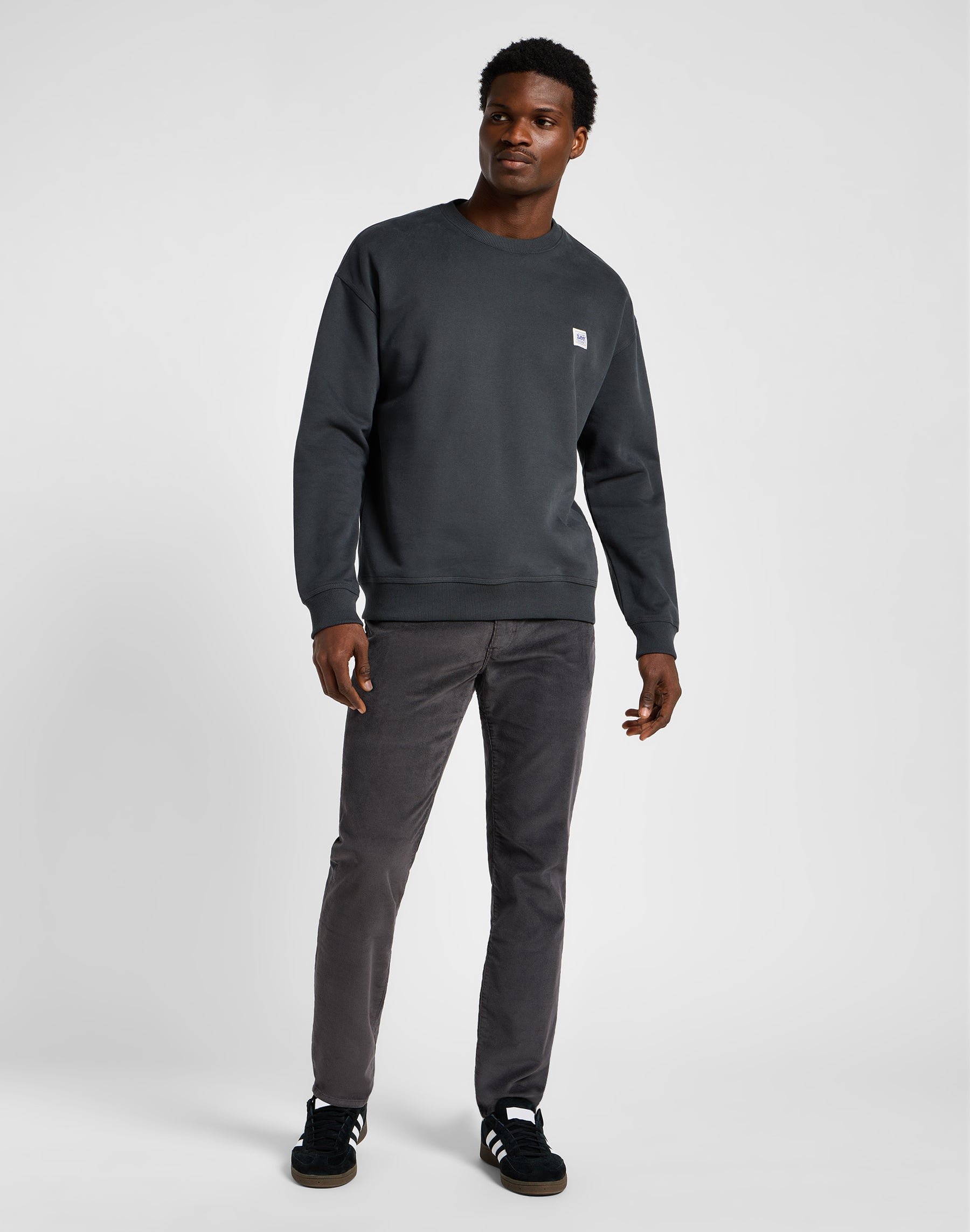 Slim Fit MVP in Static Gray Hosen Lee